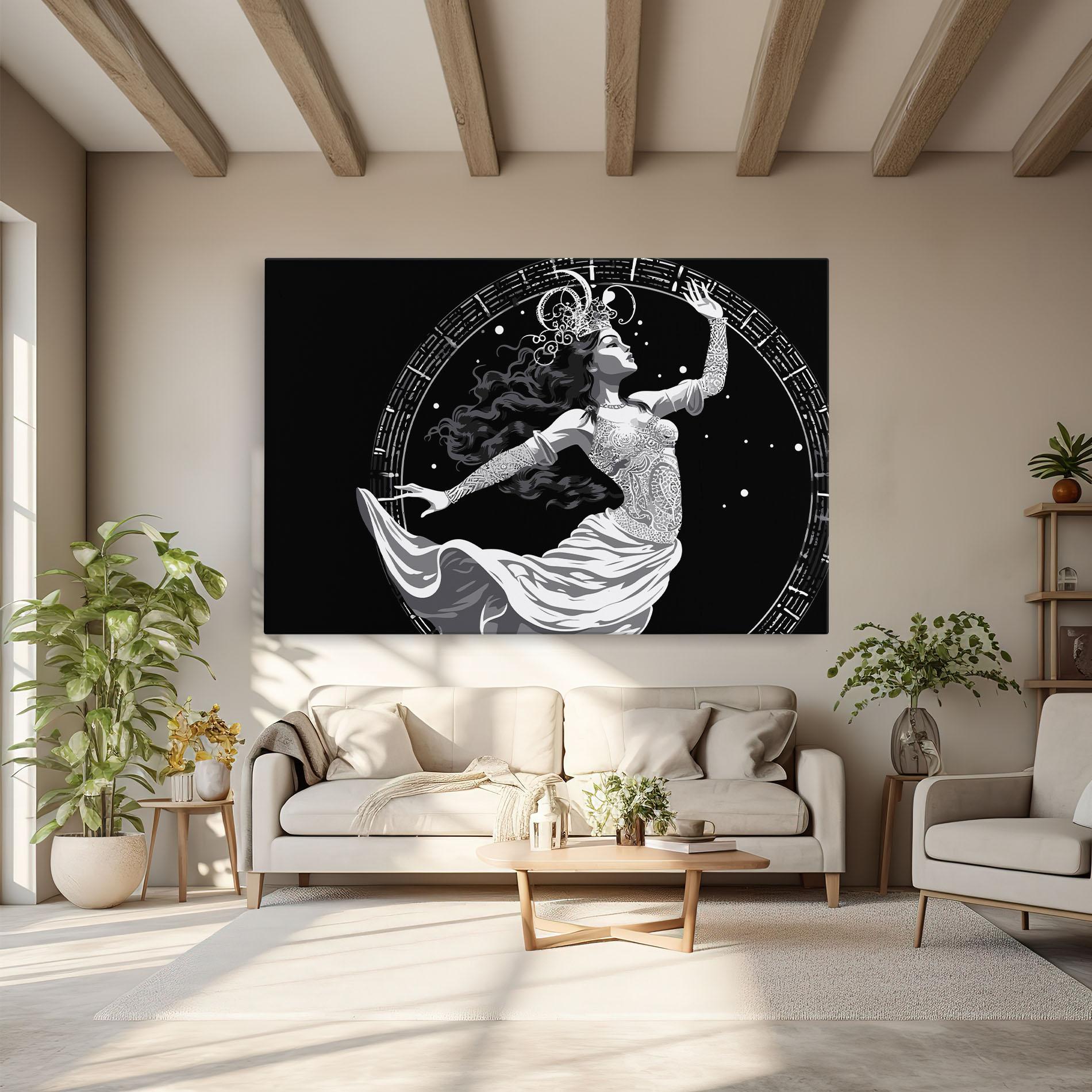 Vászonkép Beautiful Witch mockup 6