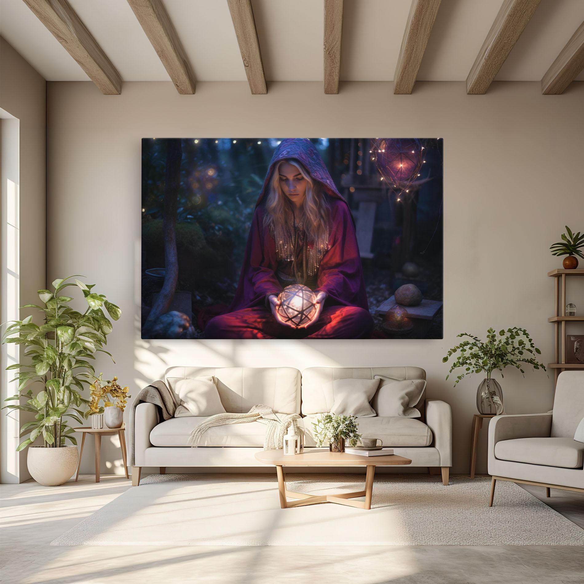 Vászonkép Garden Witch mockup 6