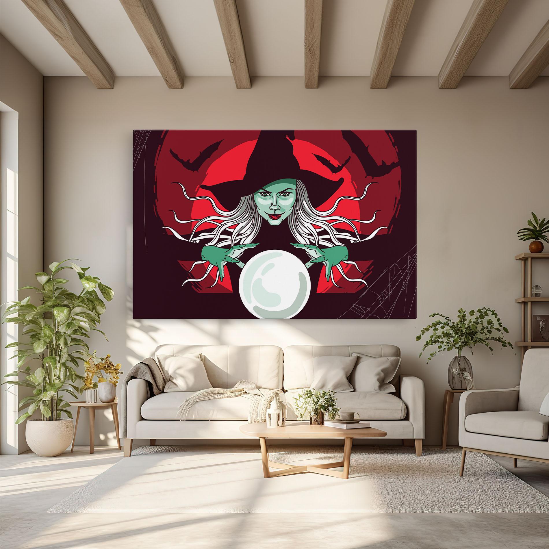 Vászonkép Green Witch mockup 6