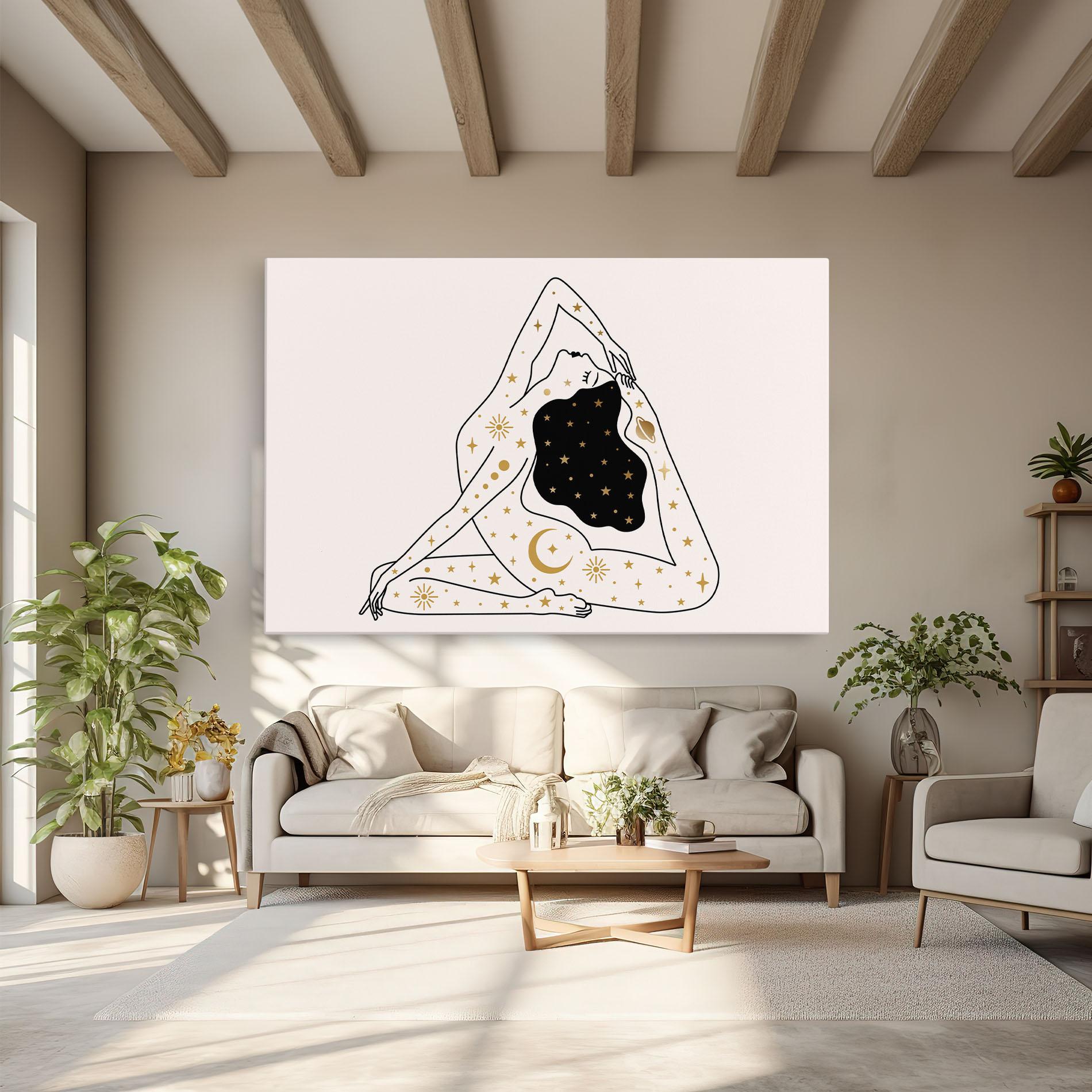 Vászonkép Stars Witch mockup 6