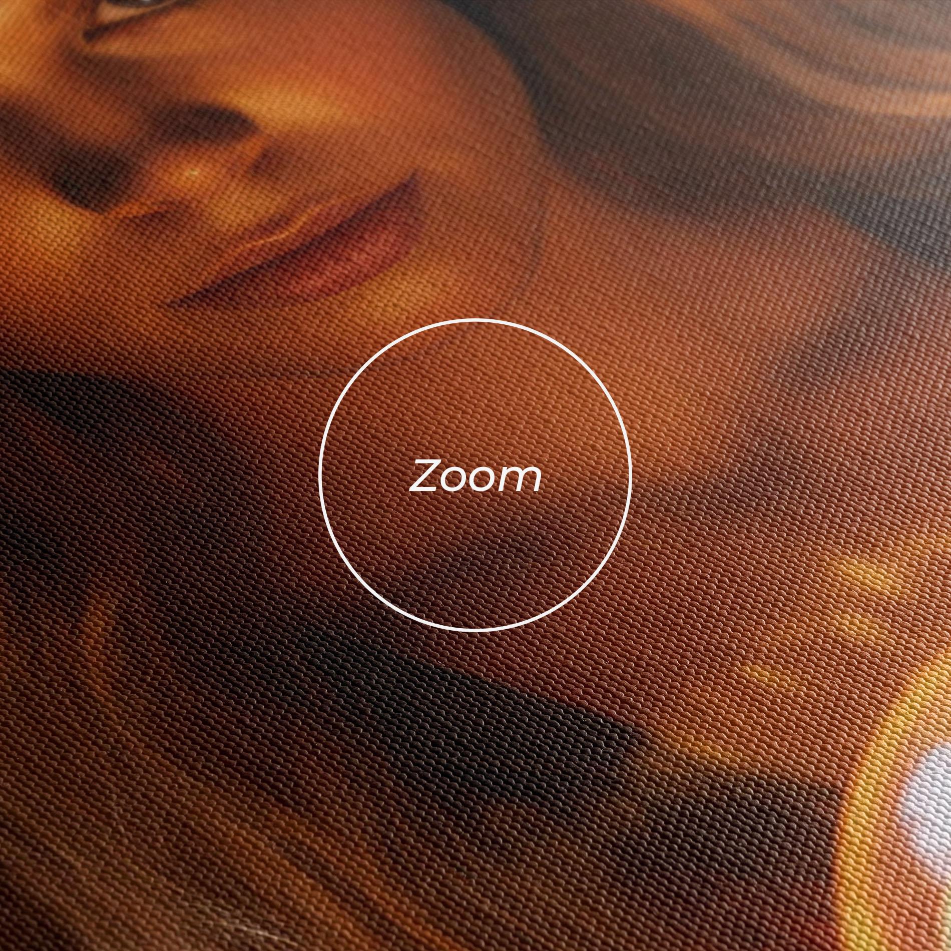 Vászonkép Beautiful Woman Witch mockup 3