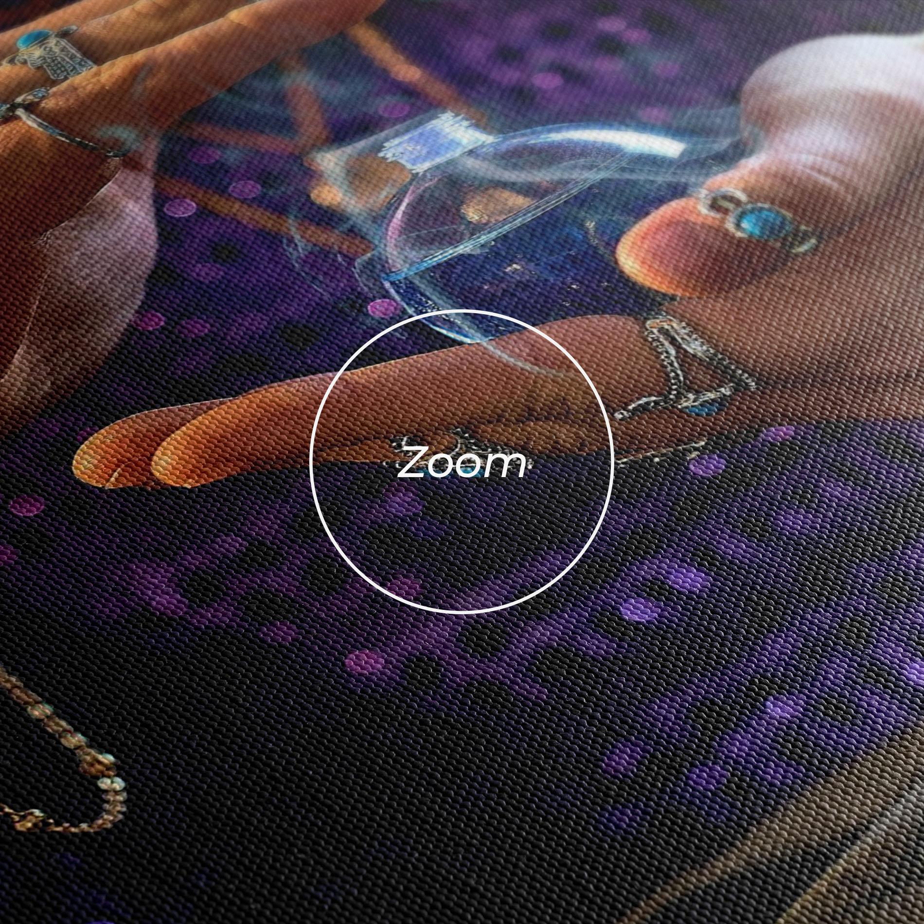 Vászonkép Witch Magic Smoke mockup 3