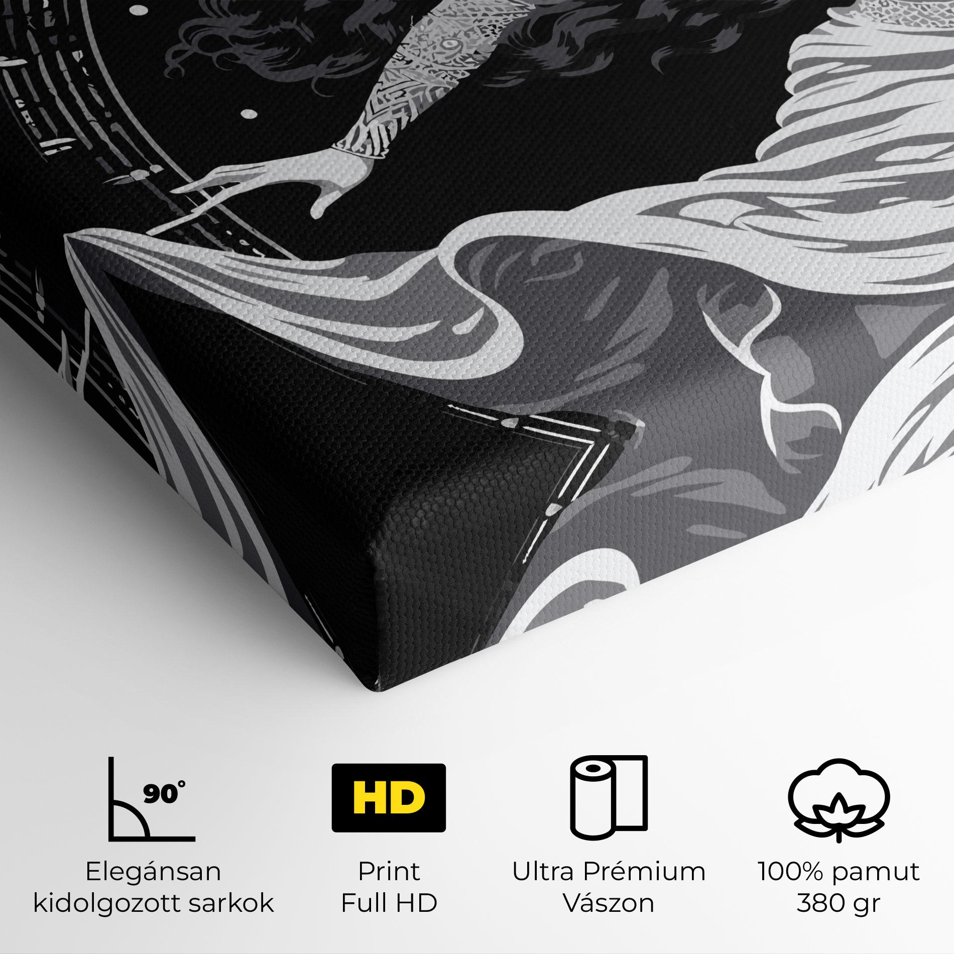 Vászonkép Beautiful Witch mockup 4