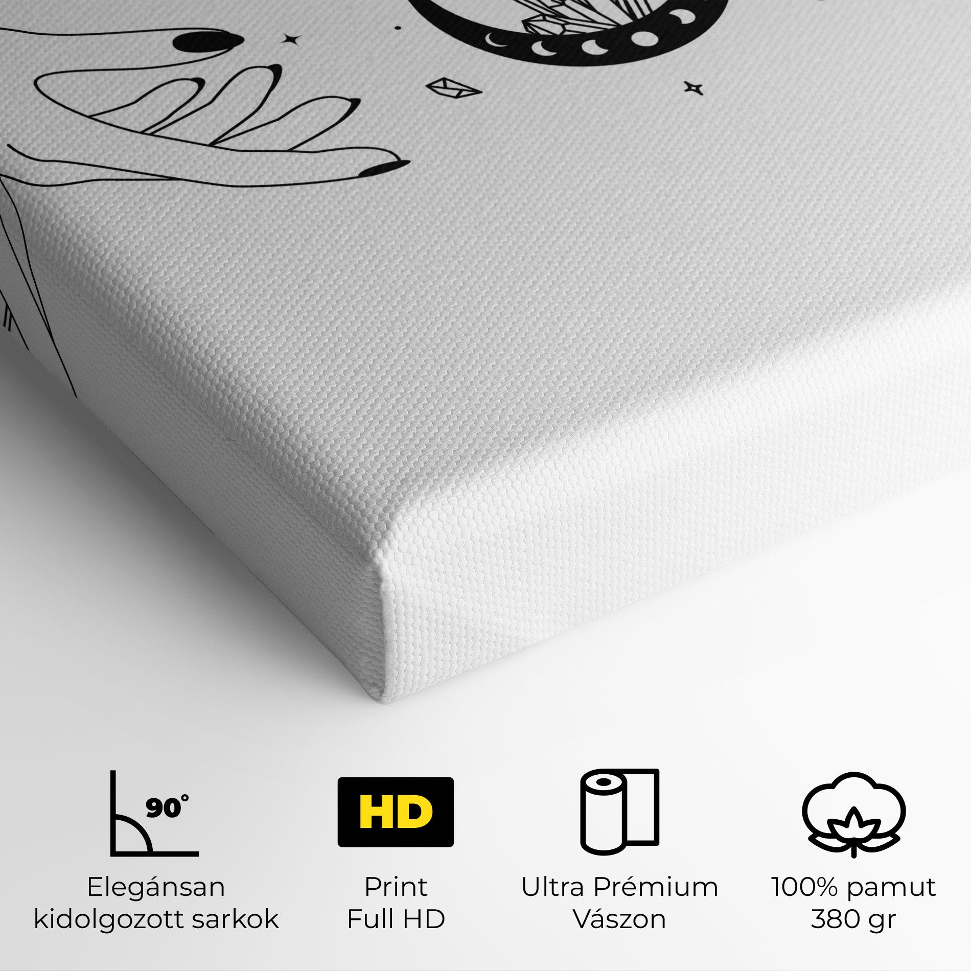 Vászonkép Crystal Hand mockup 4