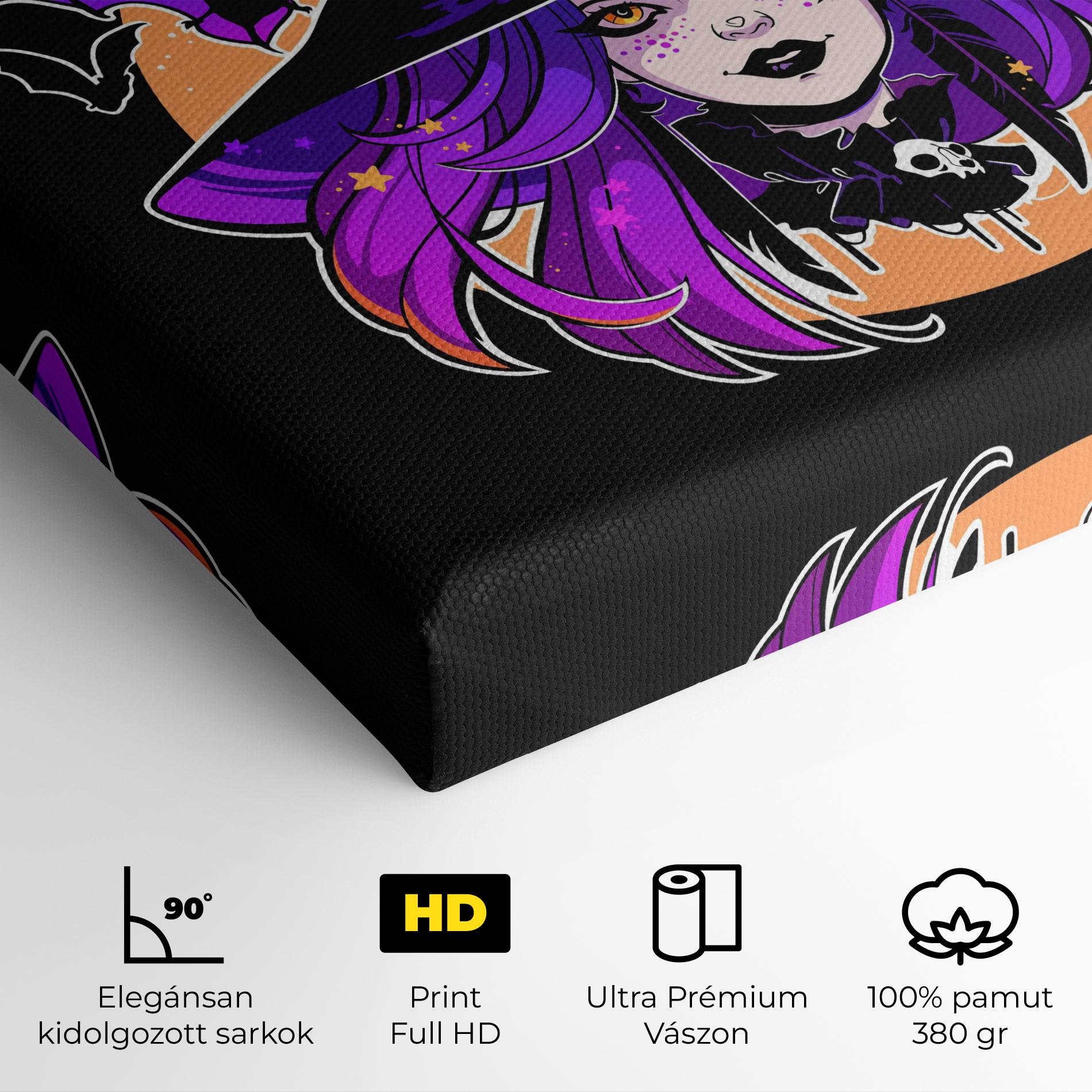 Vászonkép Purple Witch mockup 4