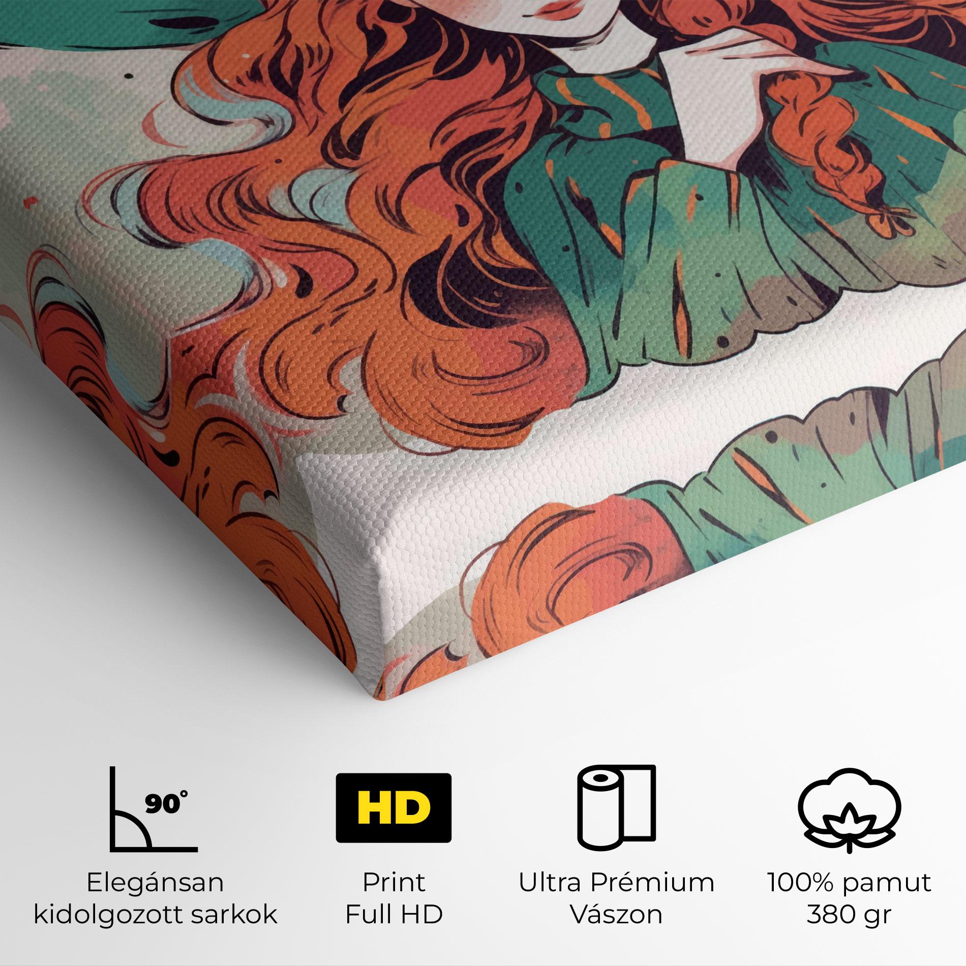 Vászonkép Red Air Witch mockup 4