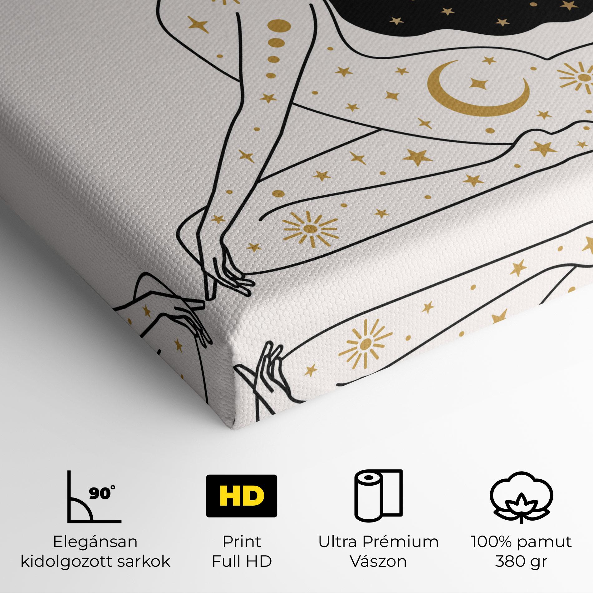 Vászonkép Stars Witch mockup 4