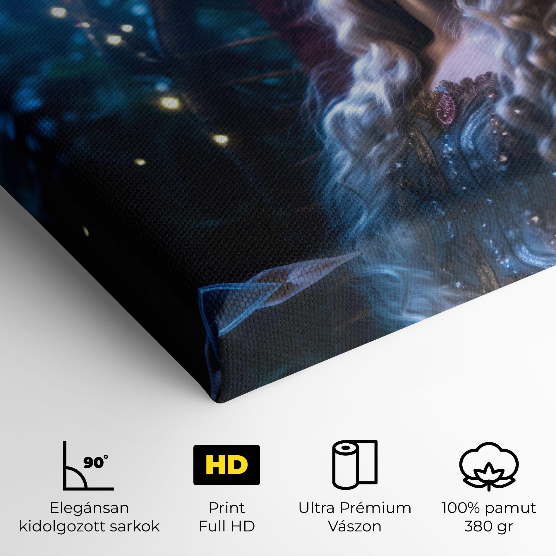 Vászonkép Witch Sleeping mockup 4