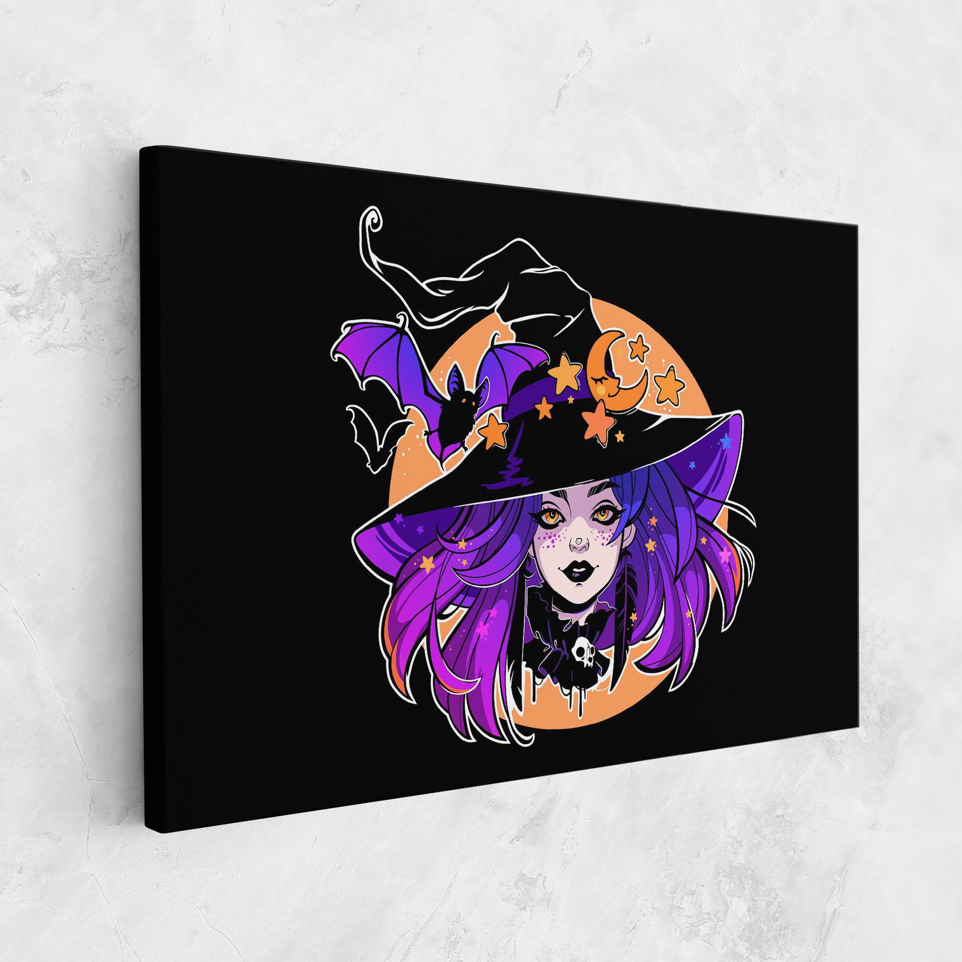 Vászonkép Purple Witch mockup 1