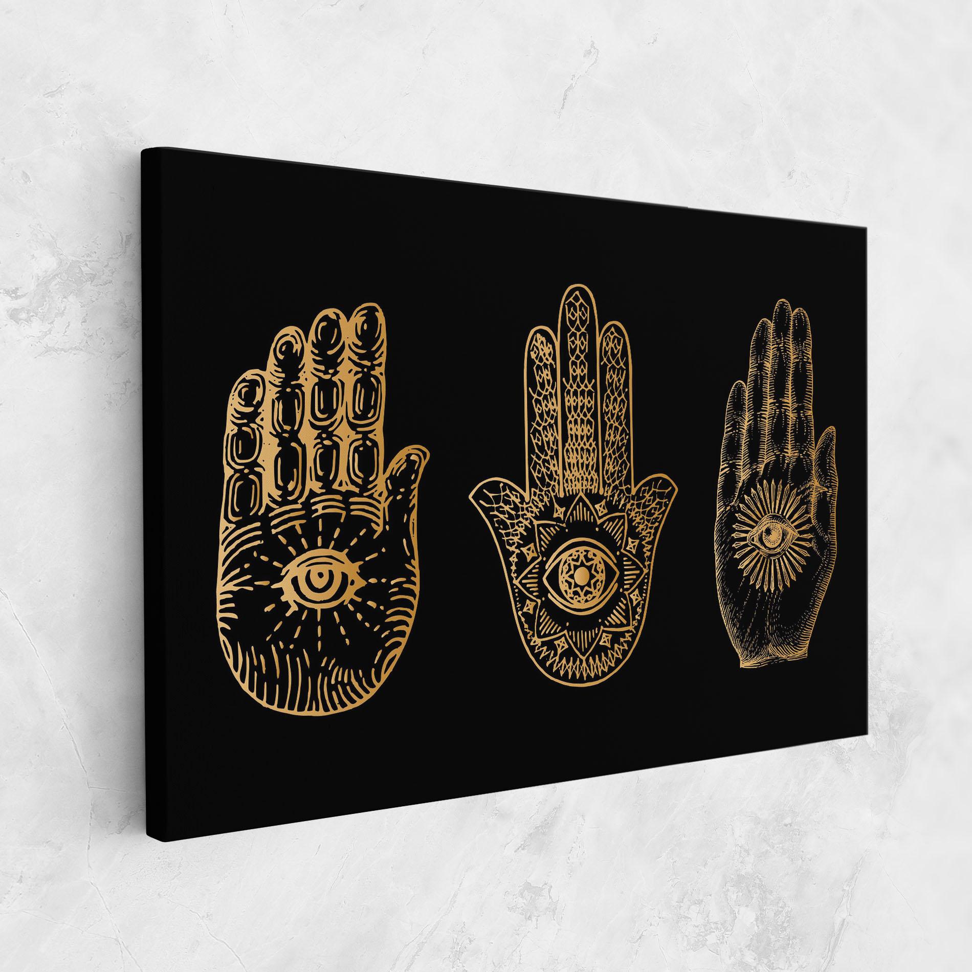 Vászonkép Witch Gold Hands mockup 1