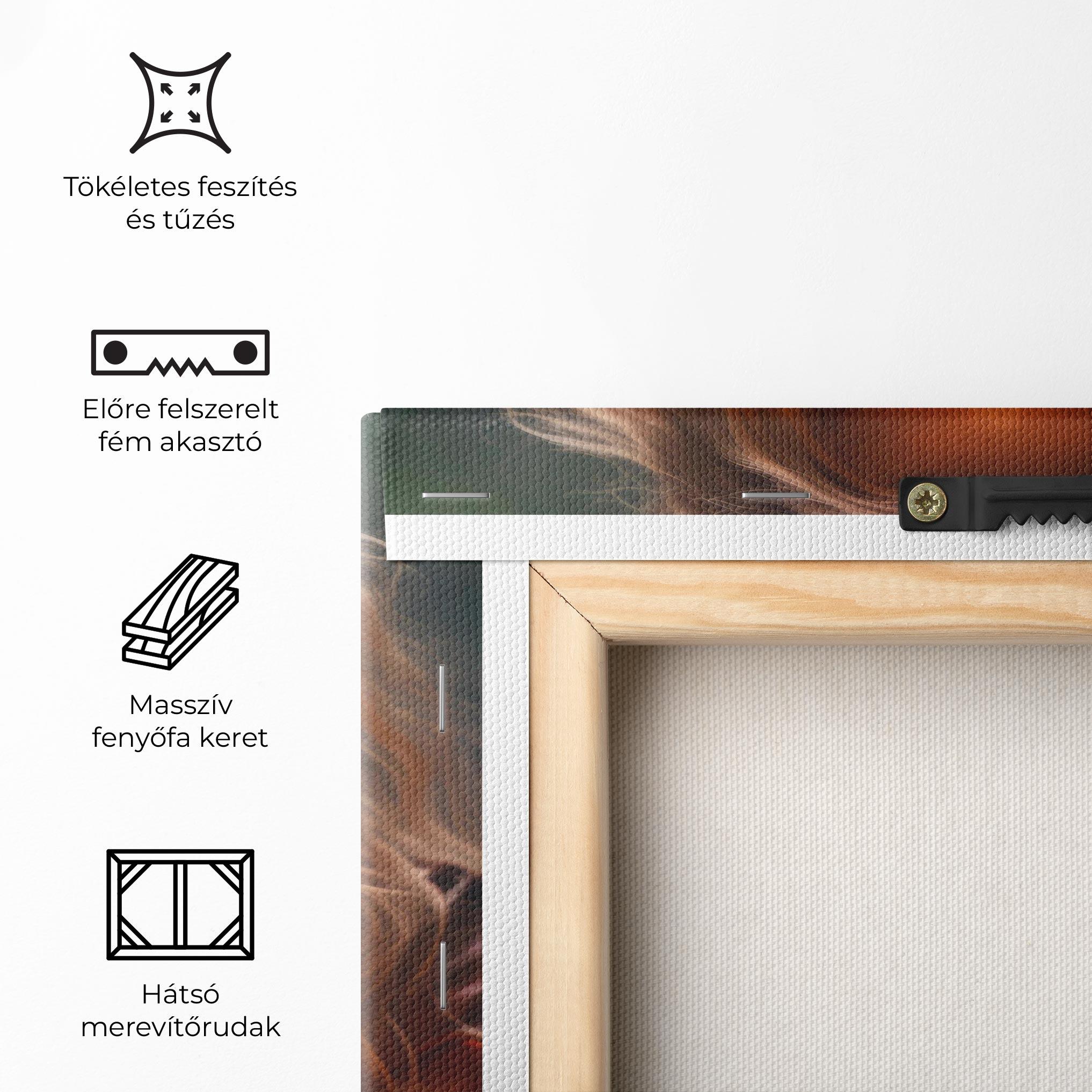 Vászonkép Beautiful Woman Witch mockup 5