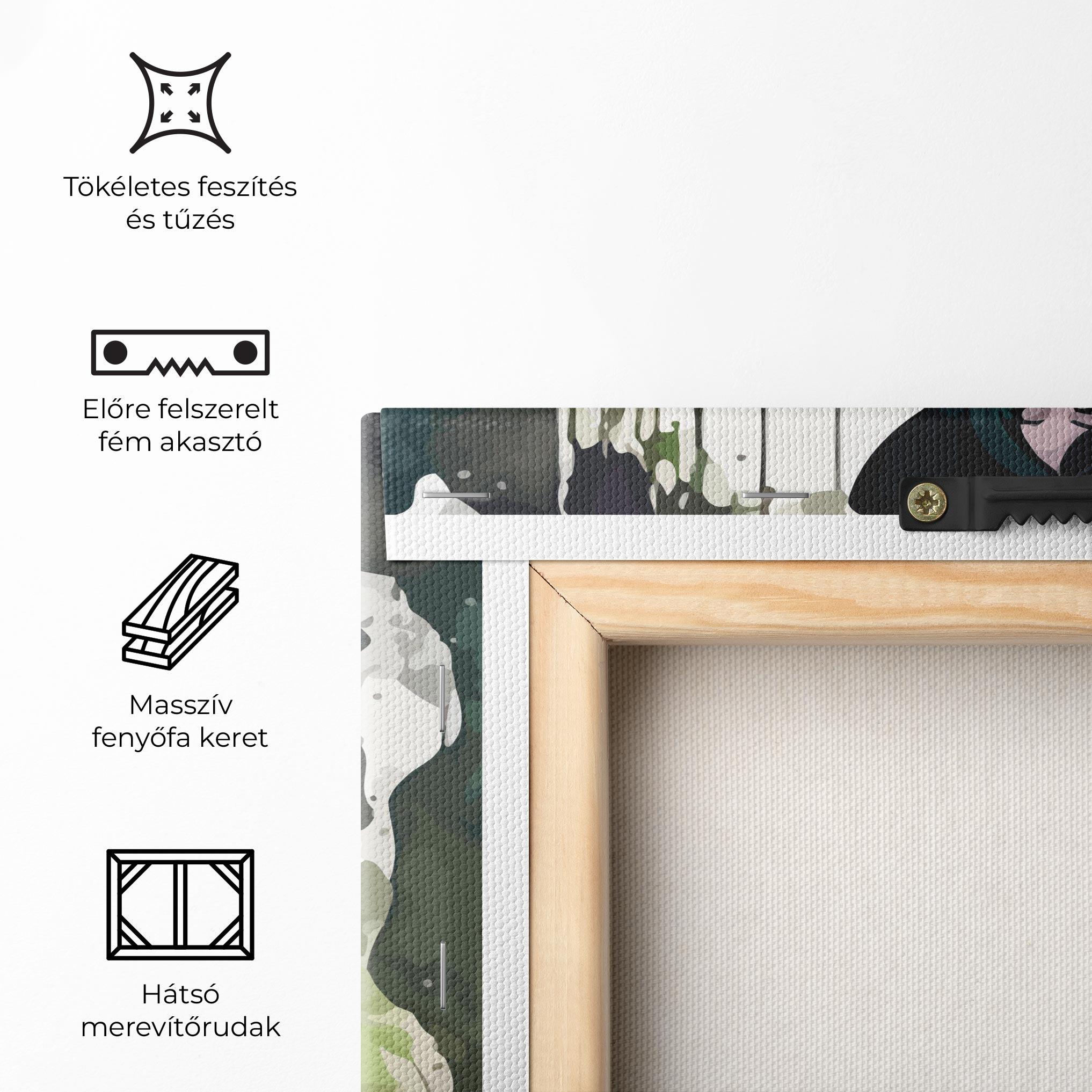 Vászonkép Green Light Witch mockup 5