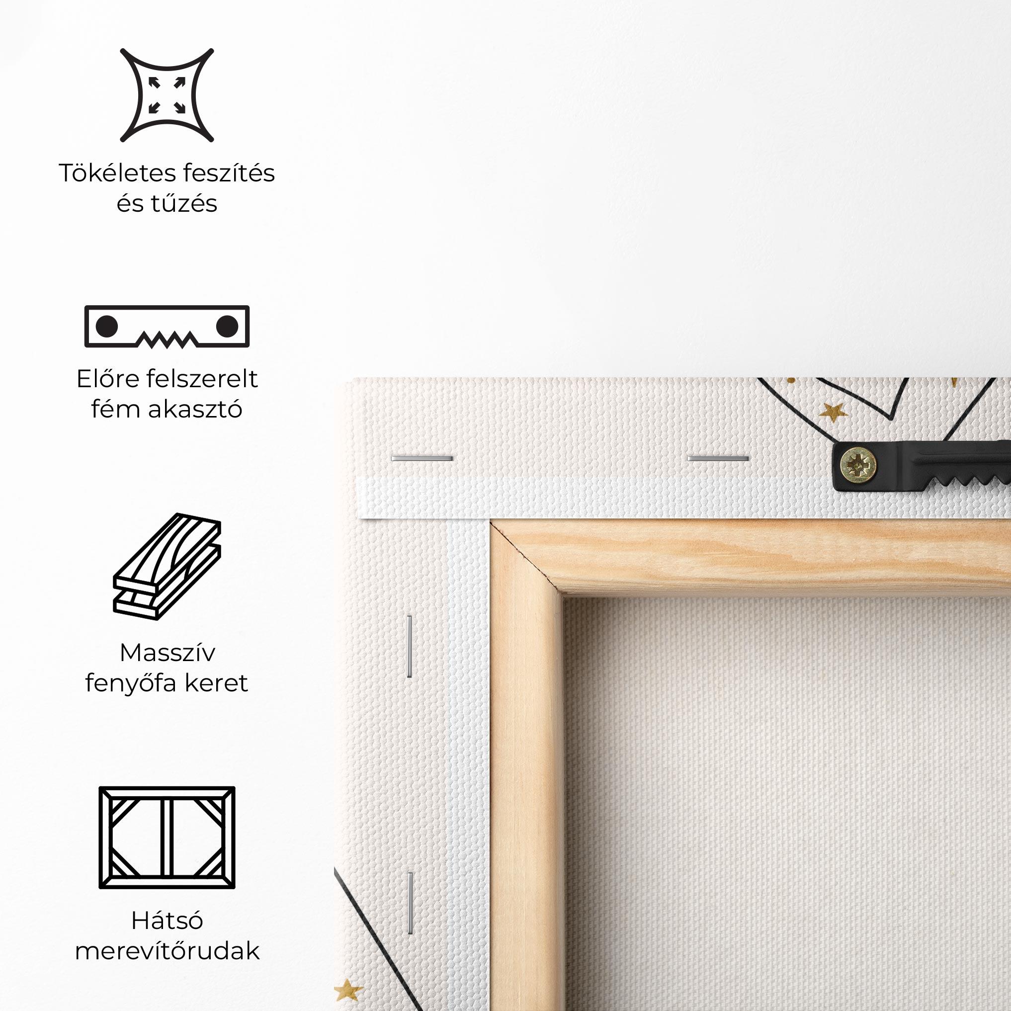 Vászonkép Stars Witch mockup 5