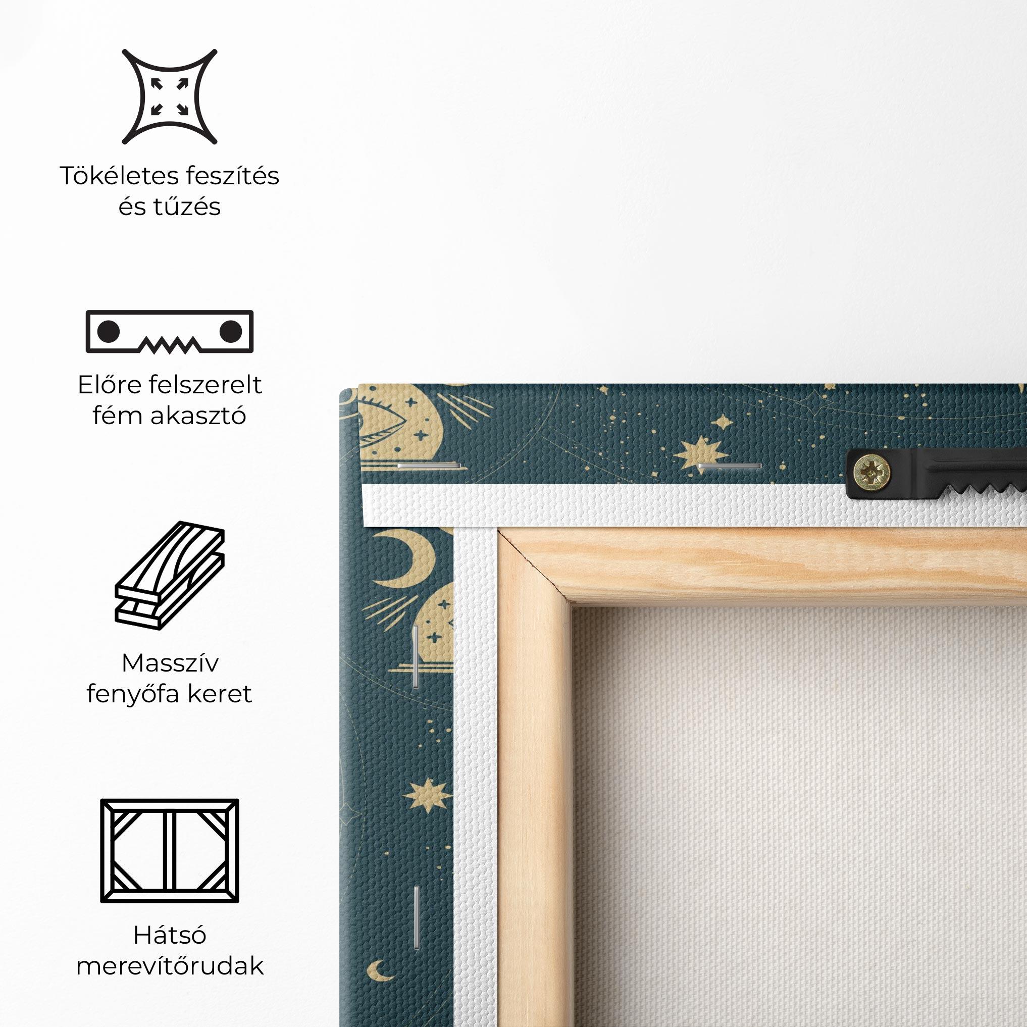 Vászonkép Sun Face Magic mockup 5