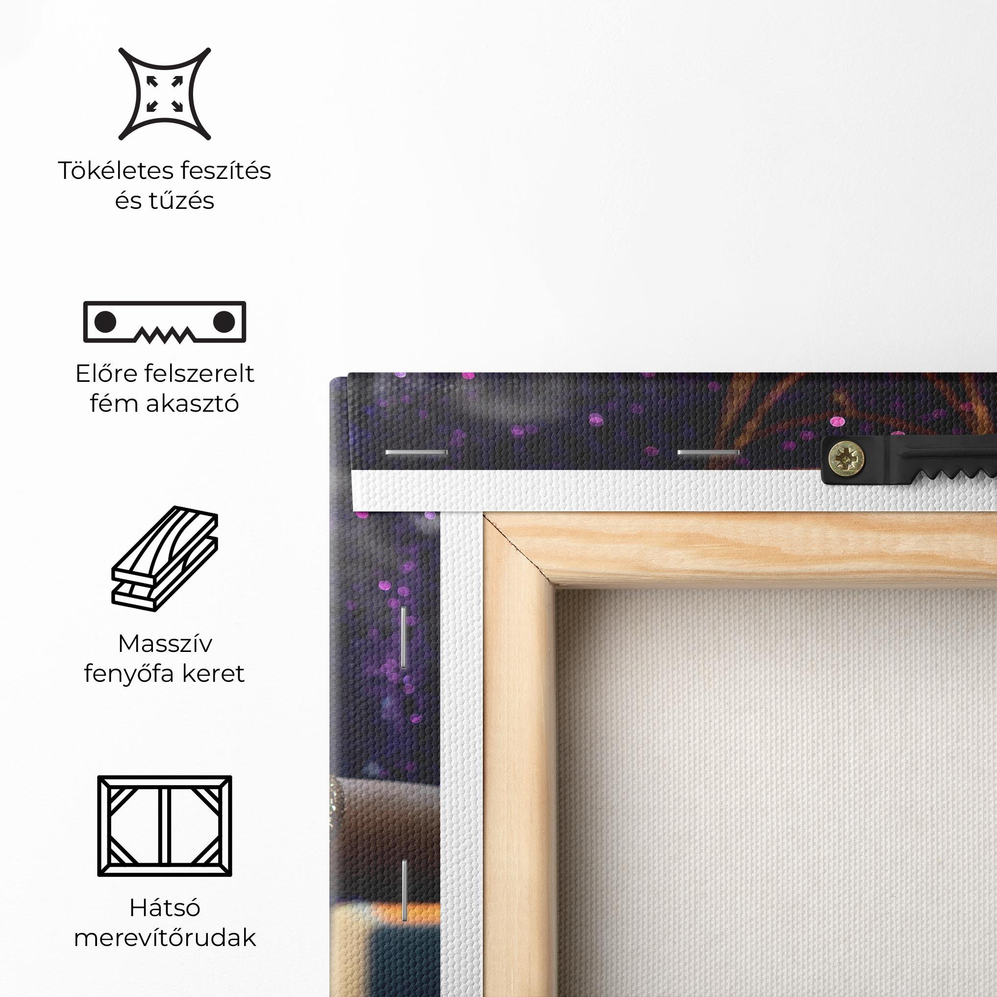 Vászonkép Witch Magic Smoke mockup 5