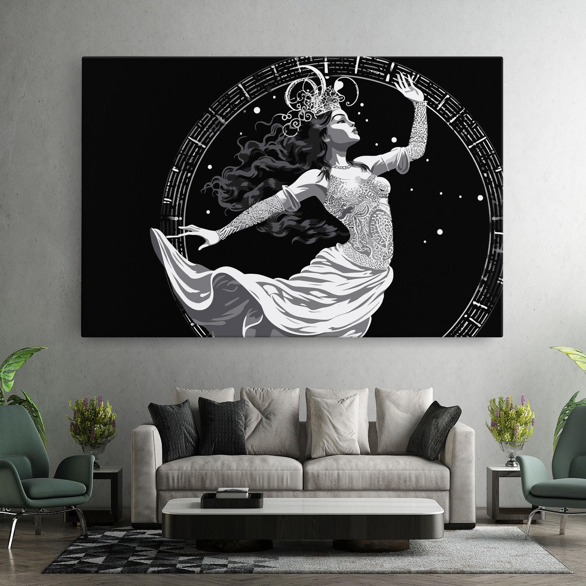 Vászonkép Beautiful Witch mockup 7