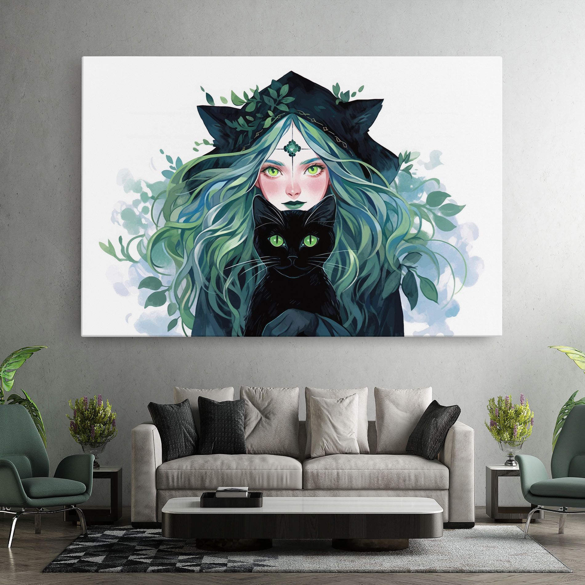 Magic Cat Witch mockup 7