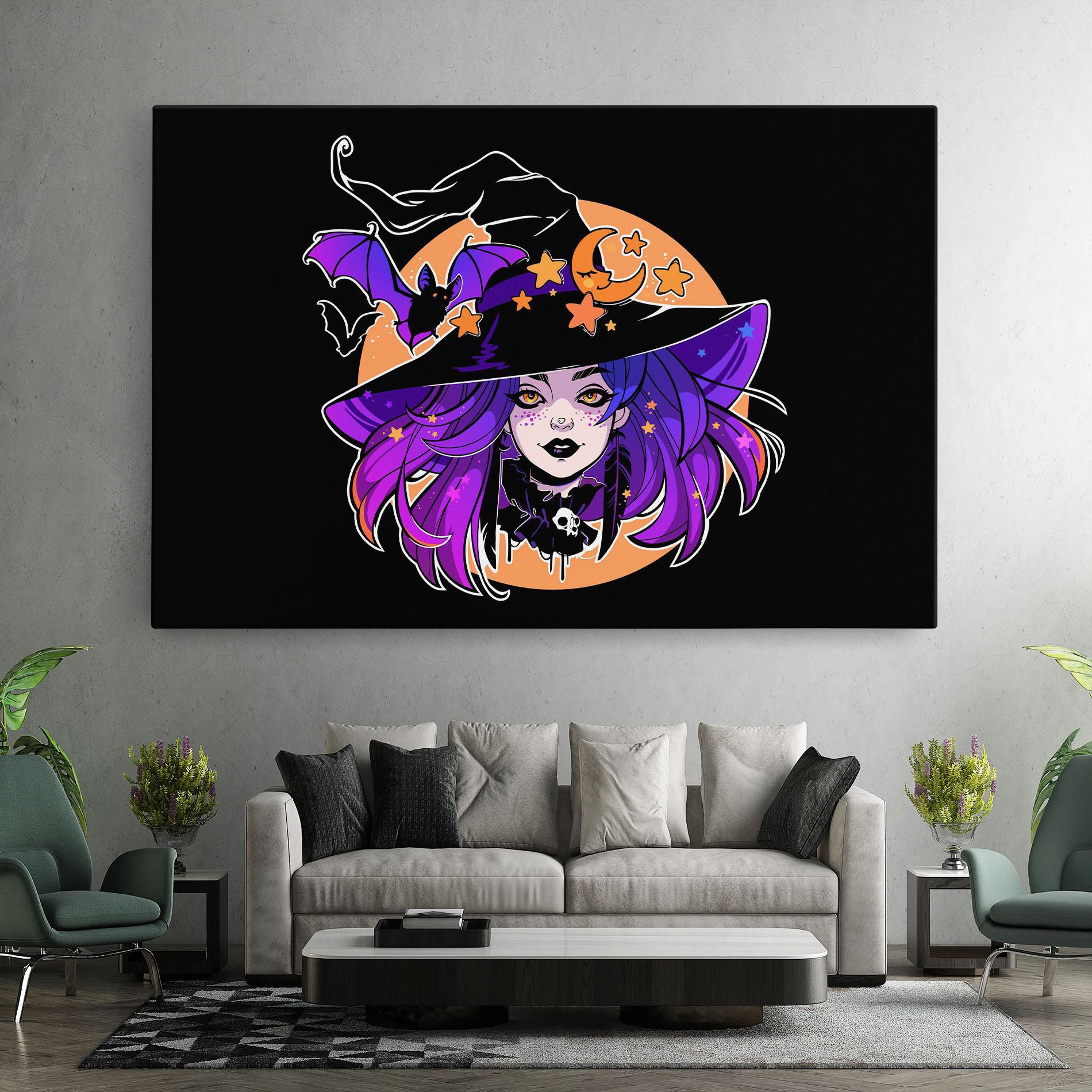 Vászonkép Purple Witch mockup 7