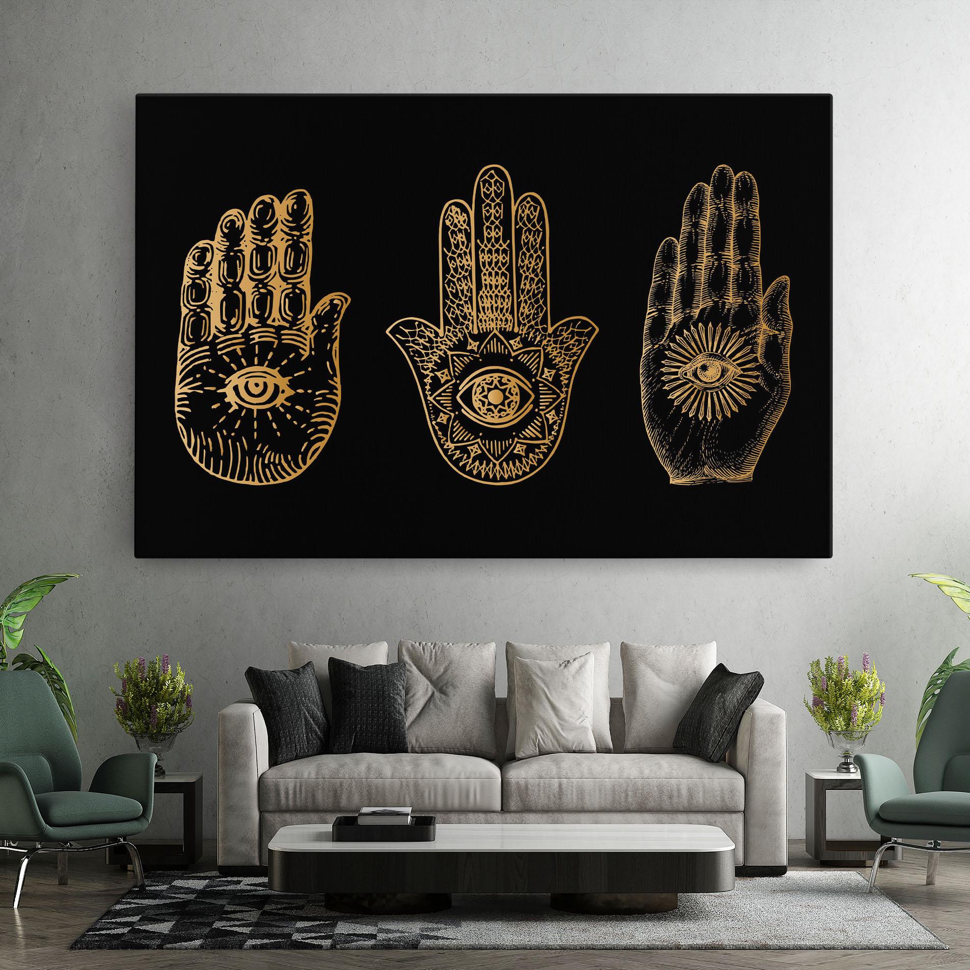 Vászonkép Witch Gold Hands mockup 7