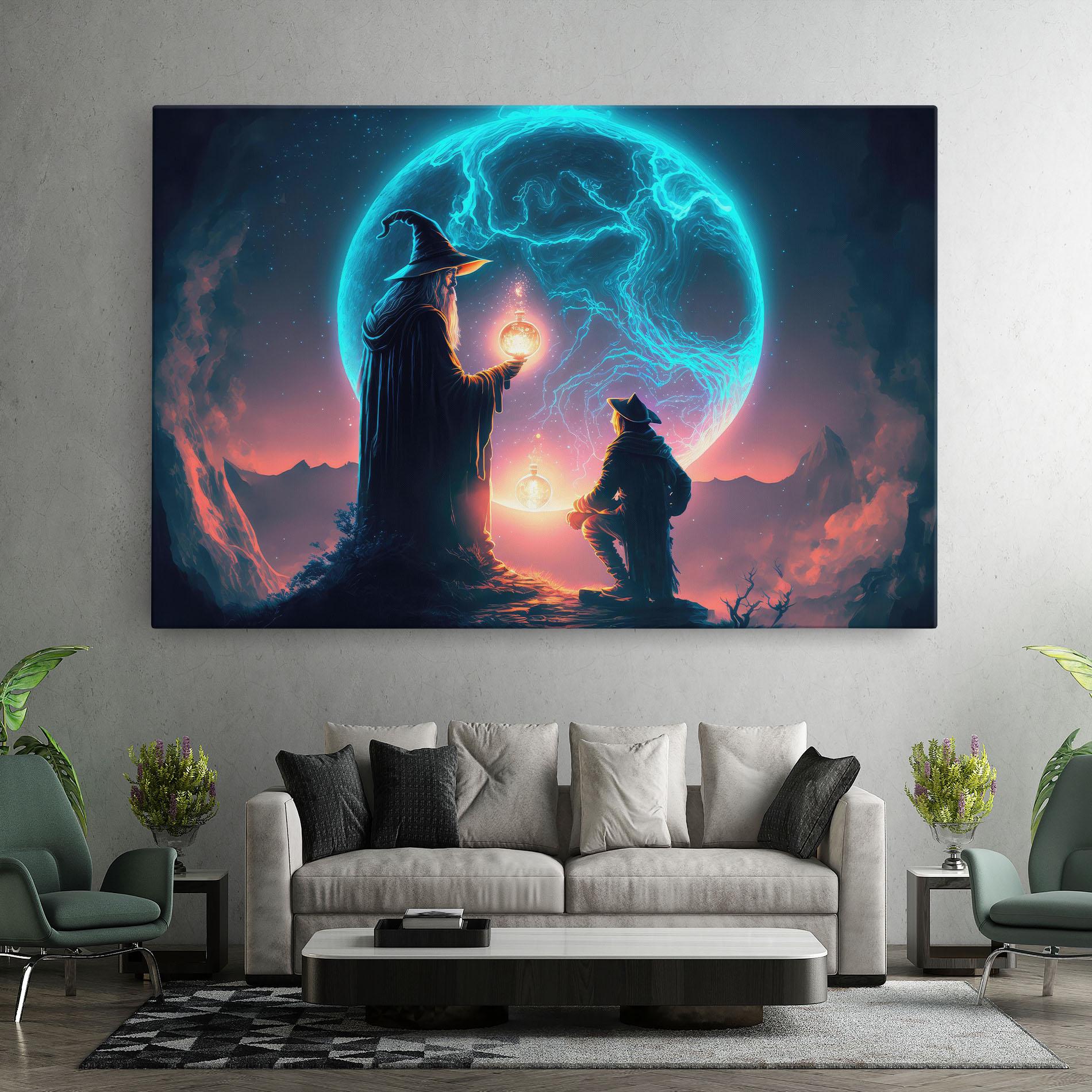 Vászonkép Wizard Magic mockup 7