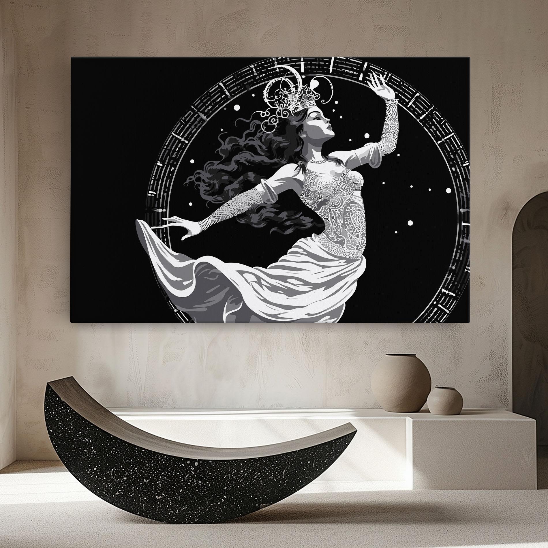 Vászonkép Beautiful Witch mockup 8