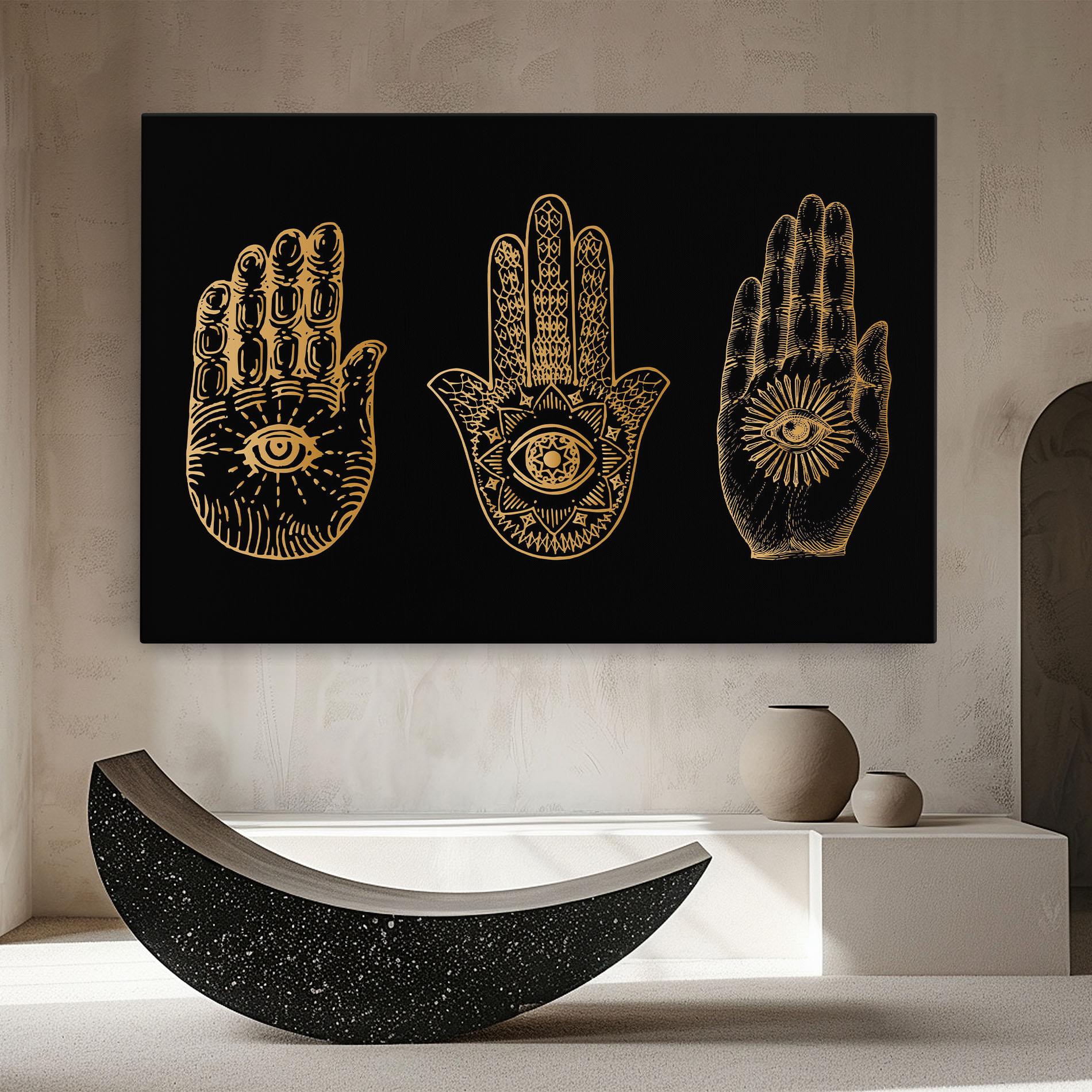 Vászonkép Witch Gold Hands mockup 8