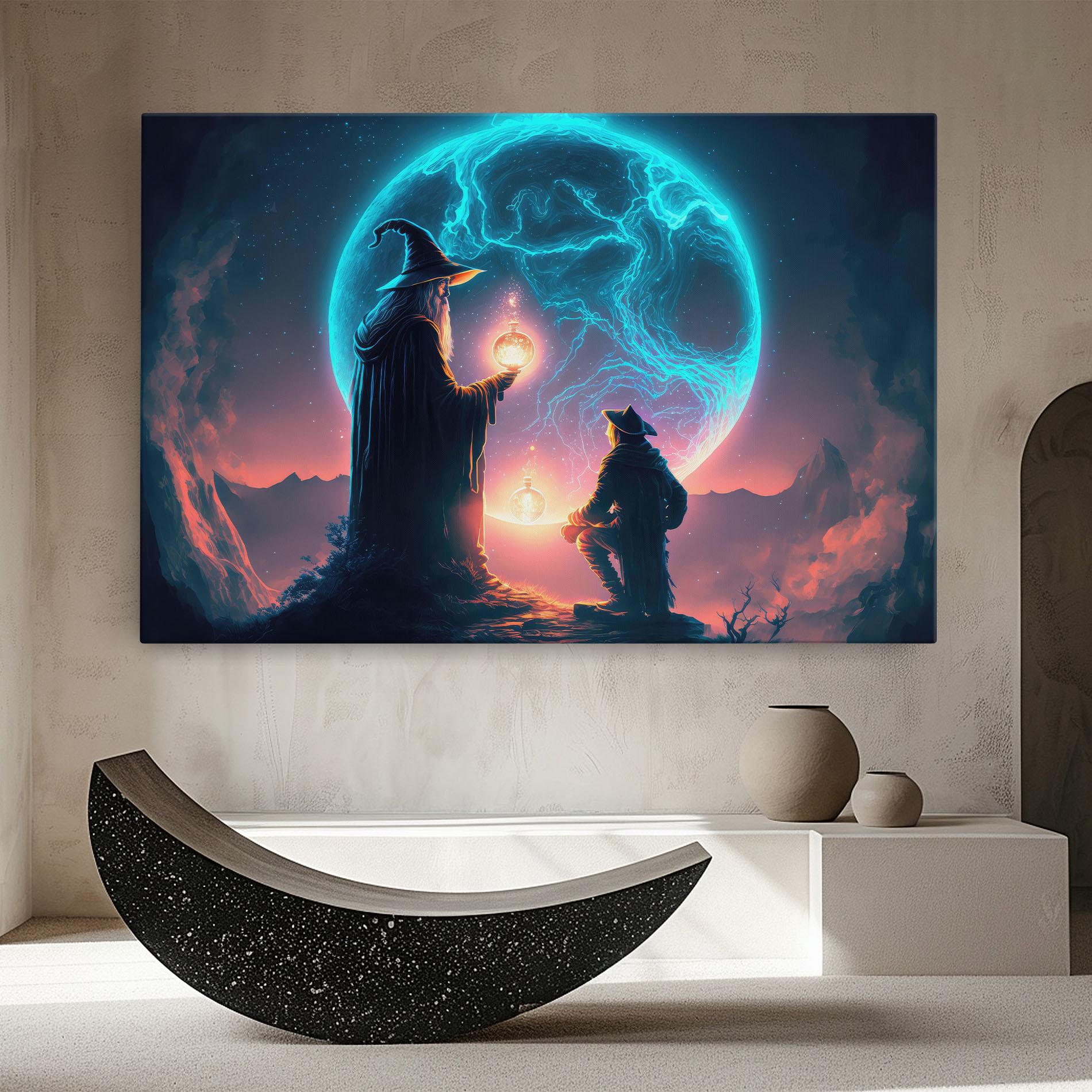 Vászonkép Wizard Magic mockup 8