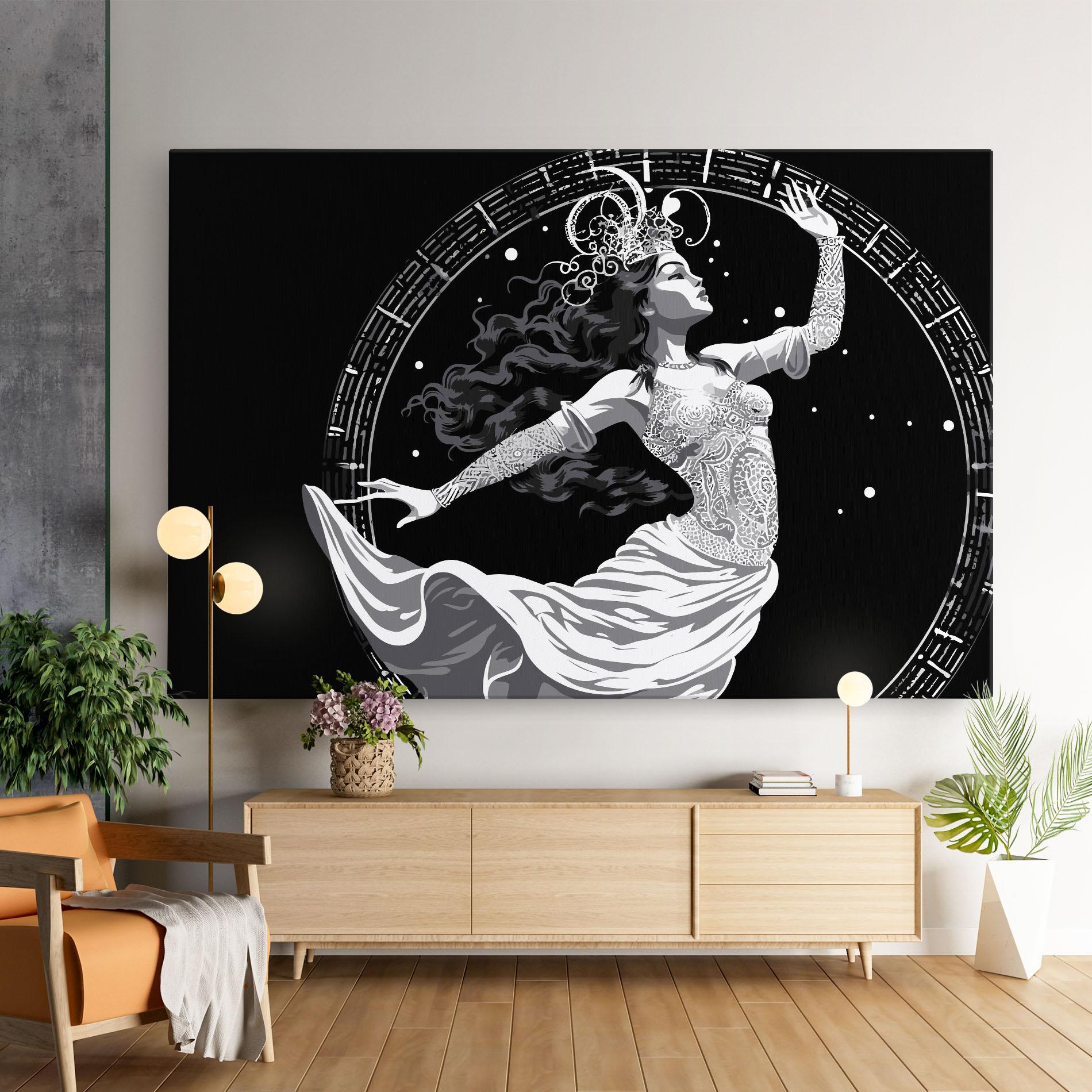 Vászonkép Beautiful Witch mockup 9