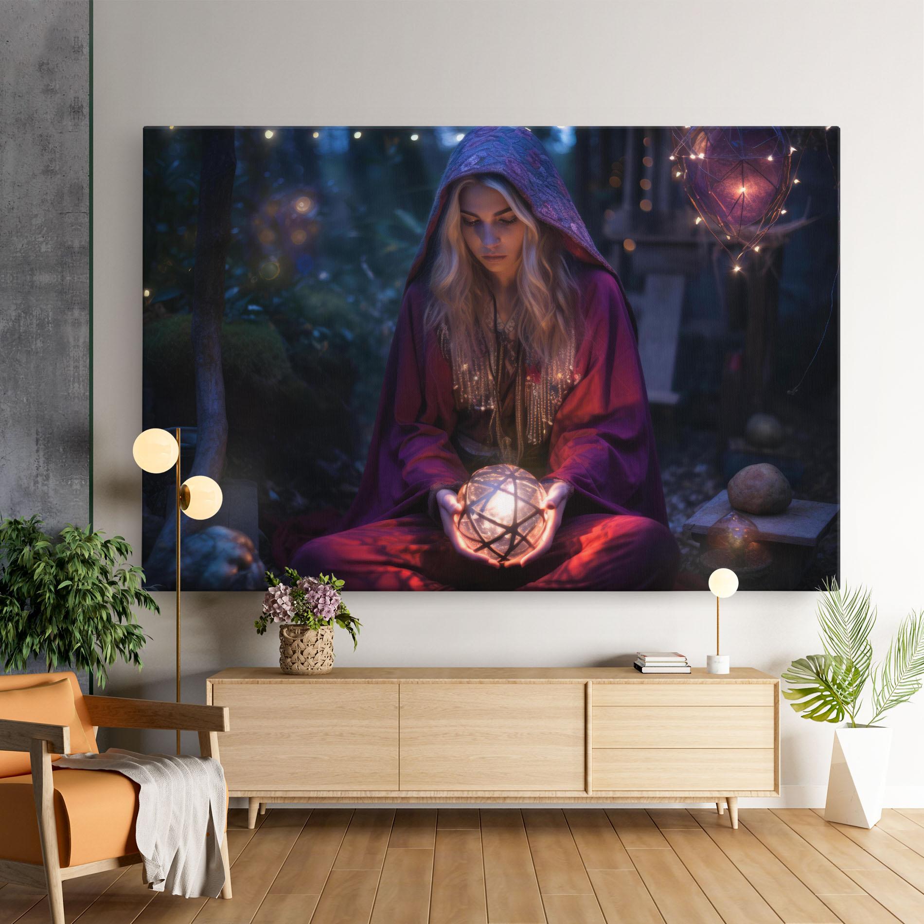 Vászonkép Garden Witch mockup 9