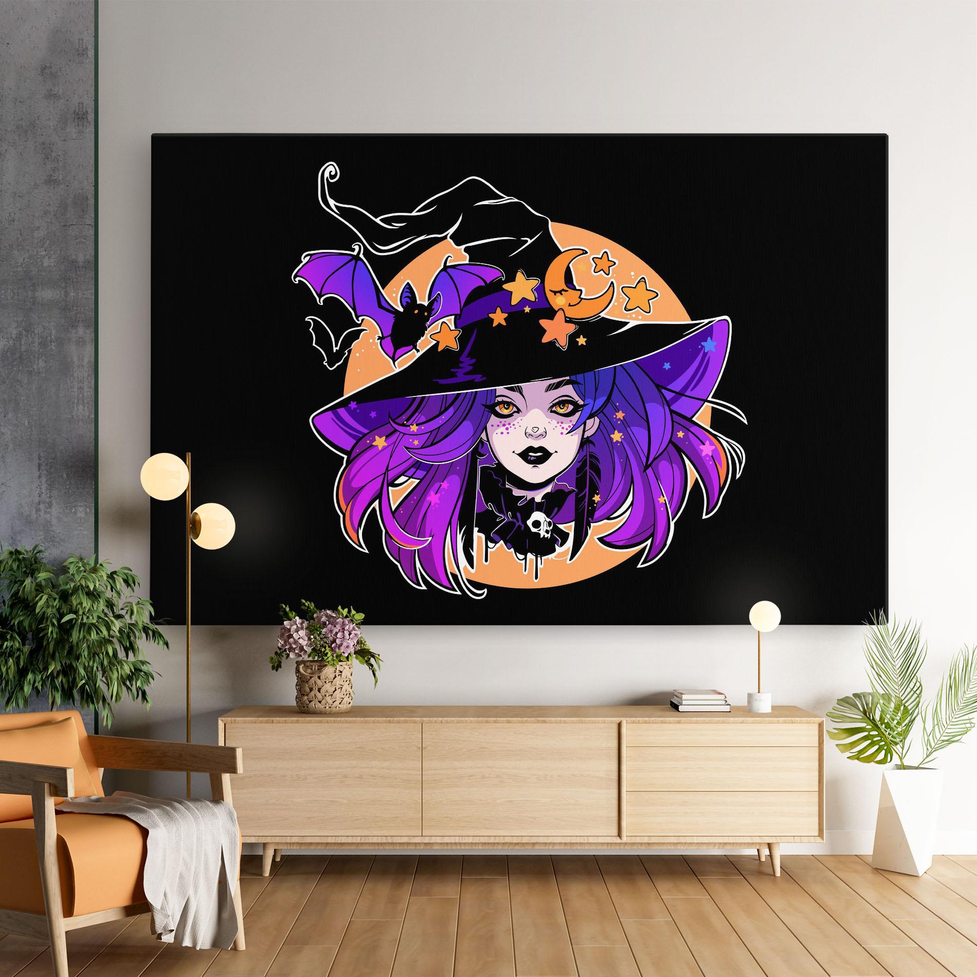 Vászonkép Purple Witch mockup 9