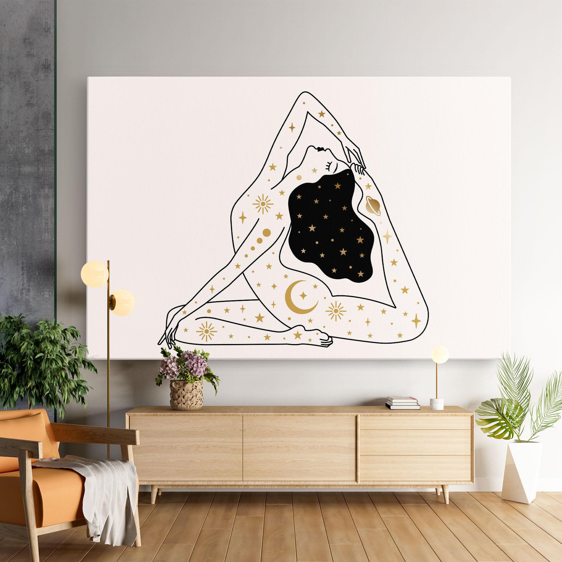 Vászonkép Stars Witch mockup 9