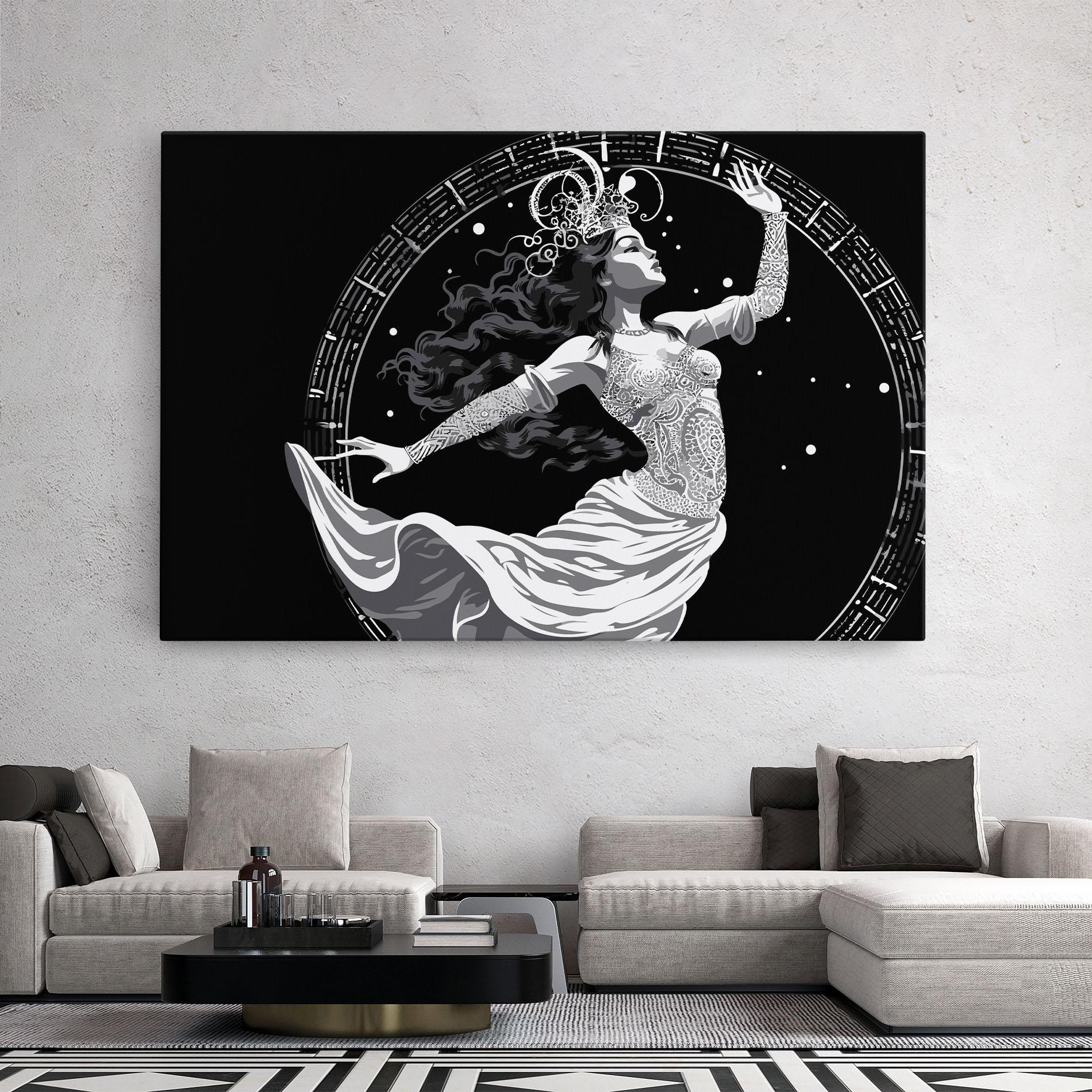 Vászonkép Beautiful Witch mockup 2