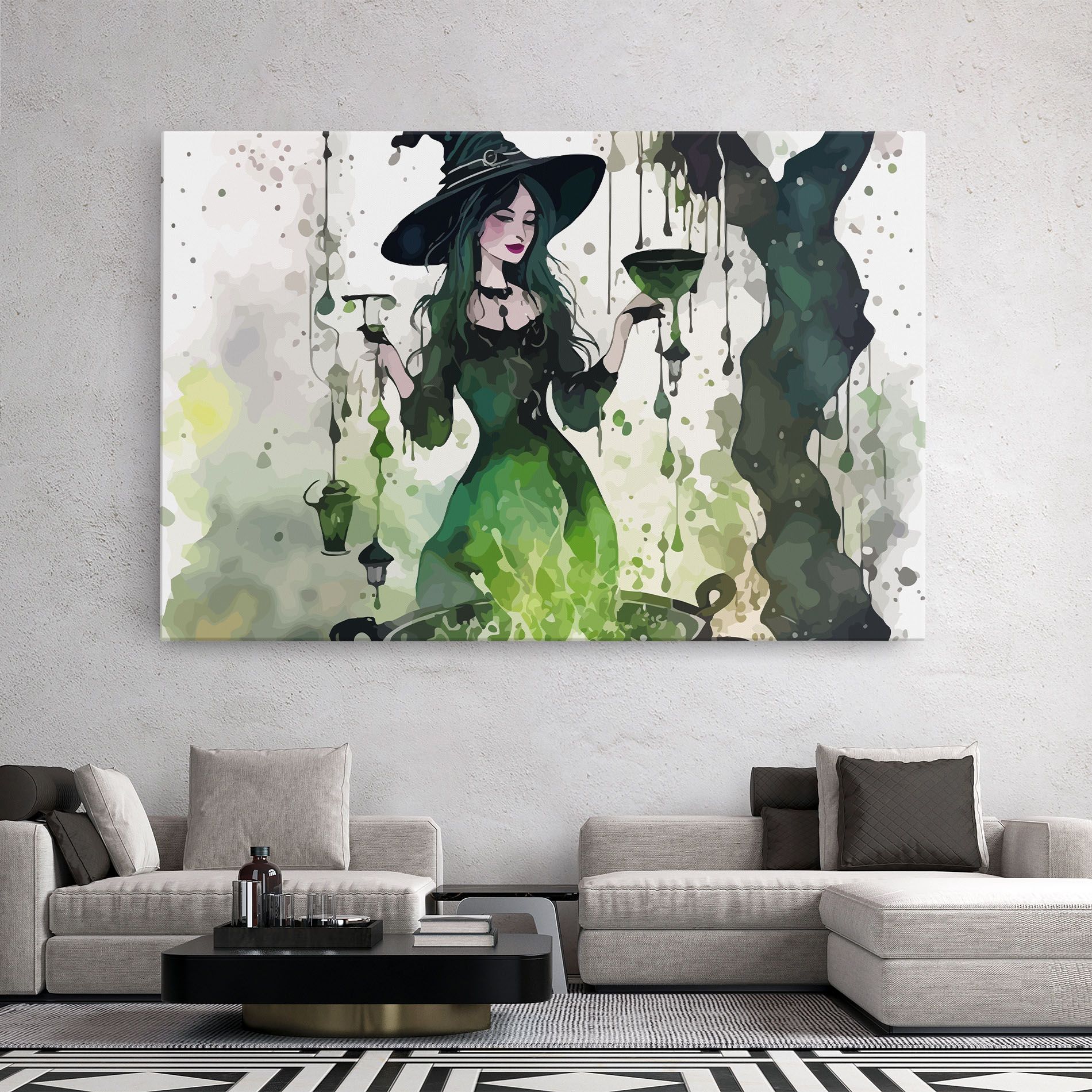 Green Light Witch mockup 2