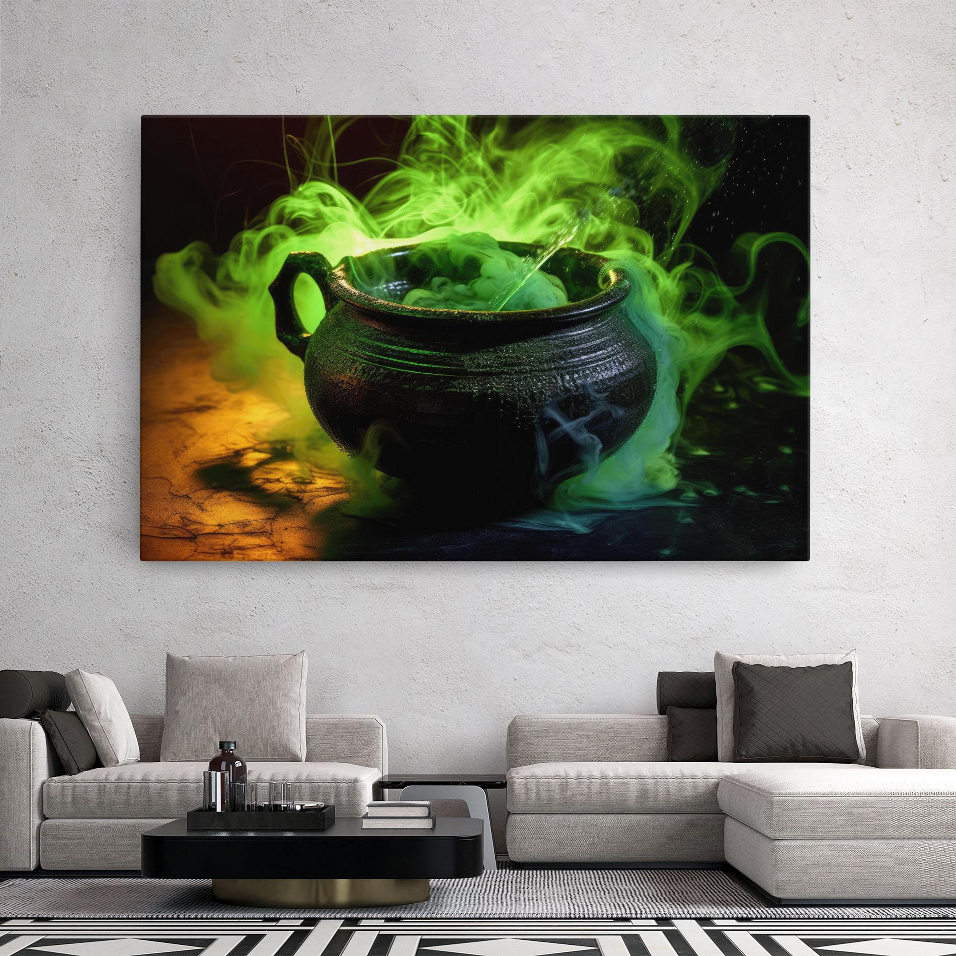 Vászonkép Green Portion mockup 2