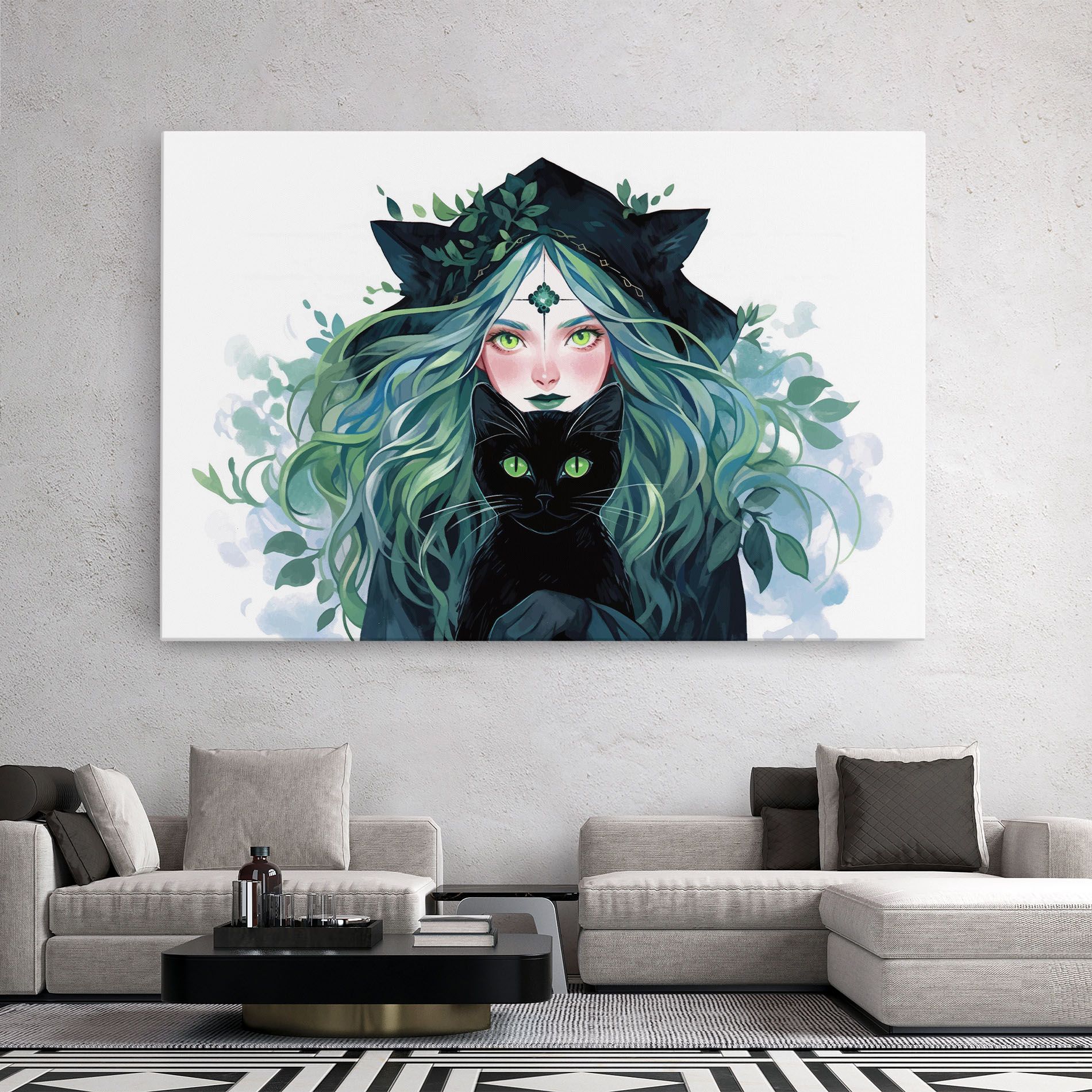Magic Cat Witch mockup 2