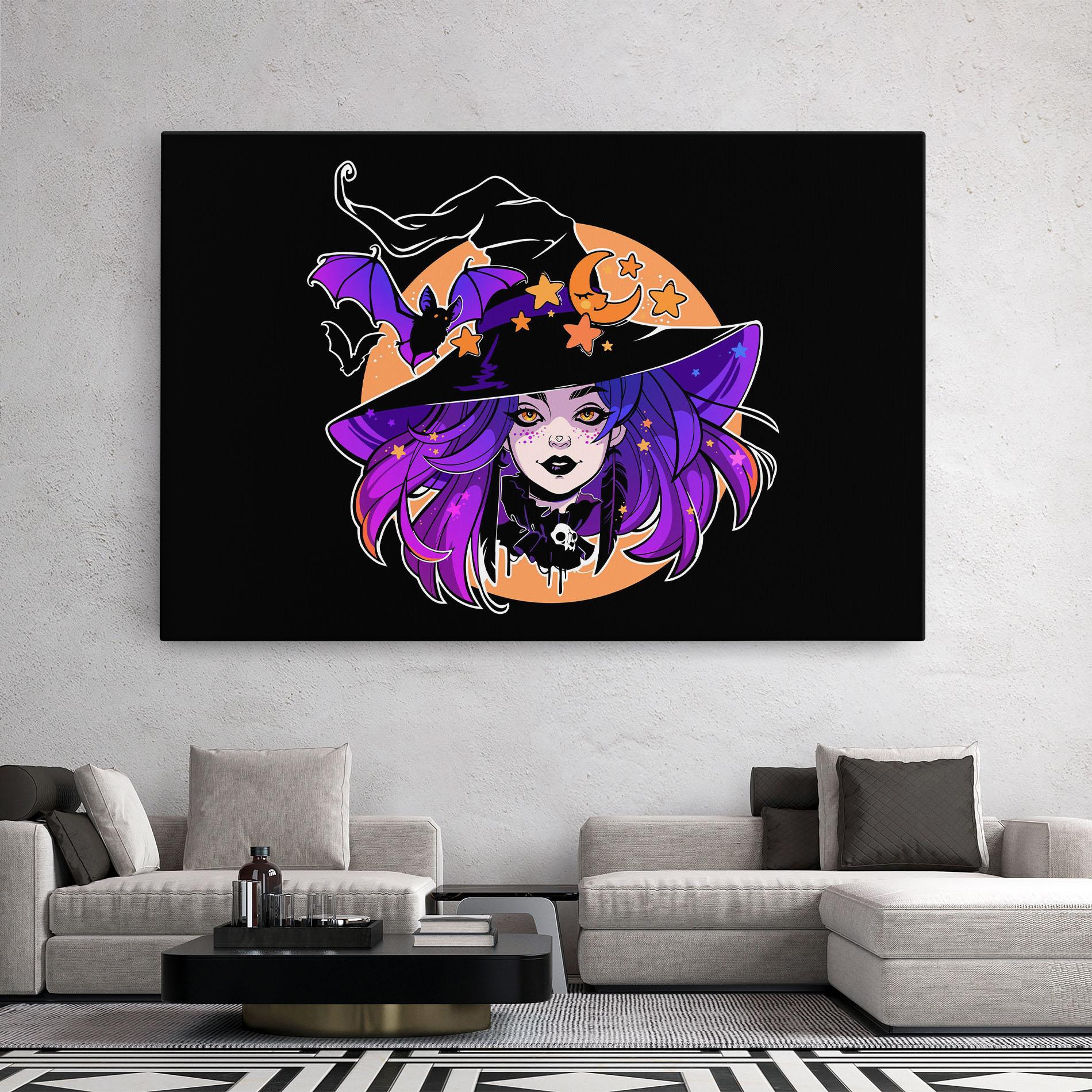 Vászonkép Purple Witch mockup 2