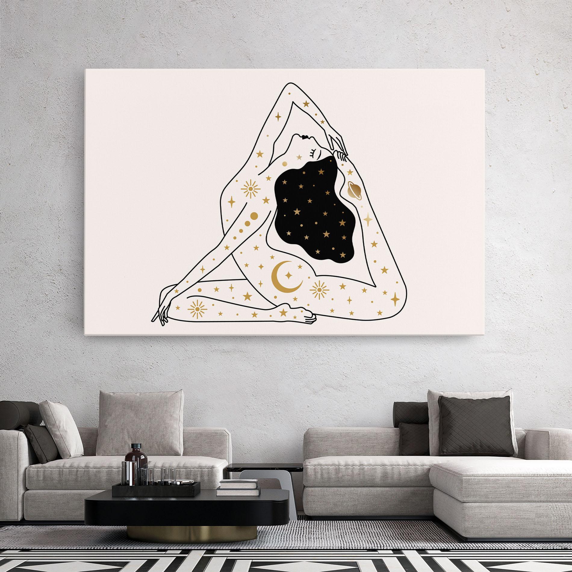 Vászonkép Stars Witch mockup 2