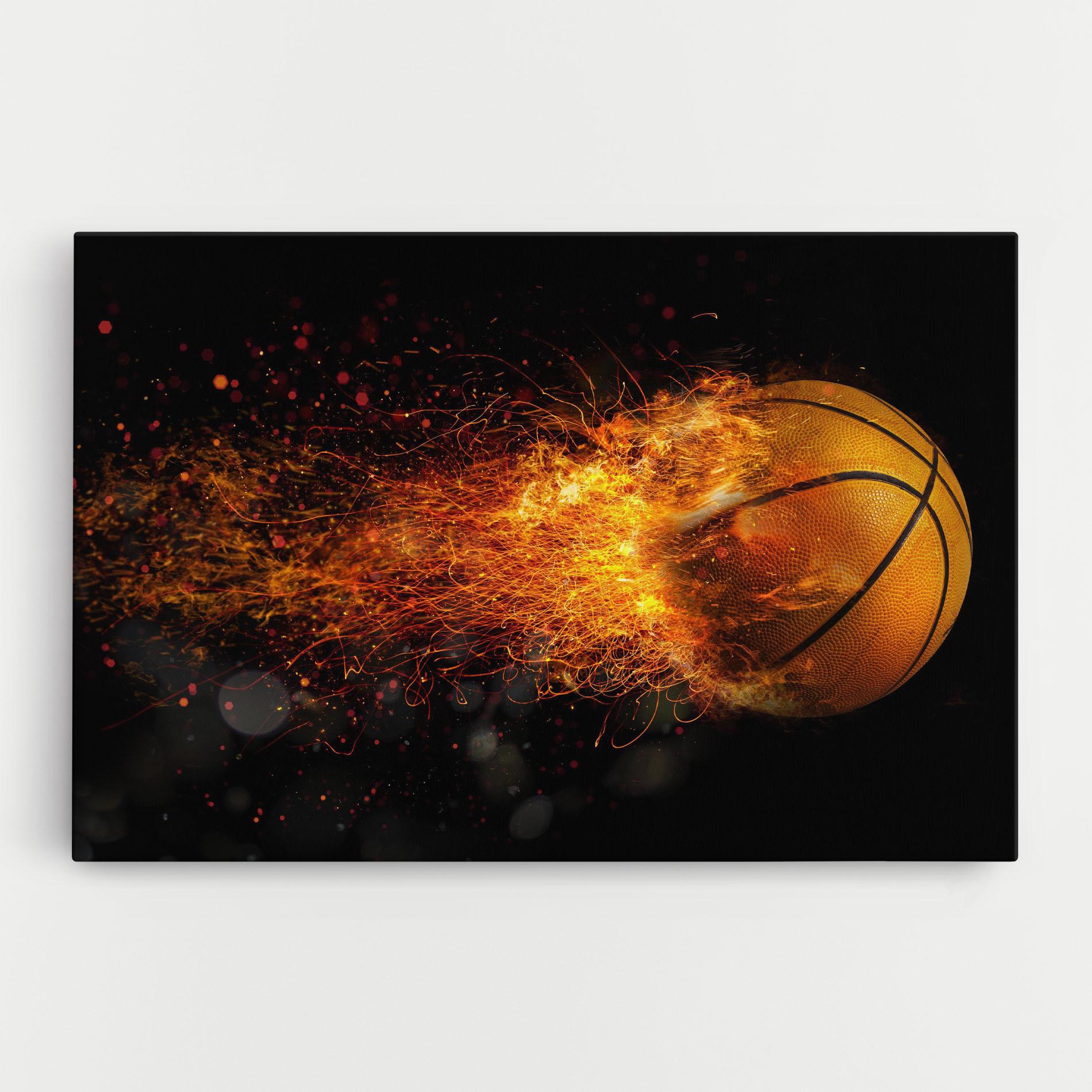 Vászonkép Basket Ball Flame mockup 0