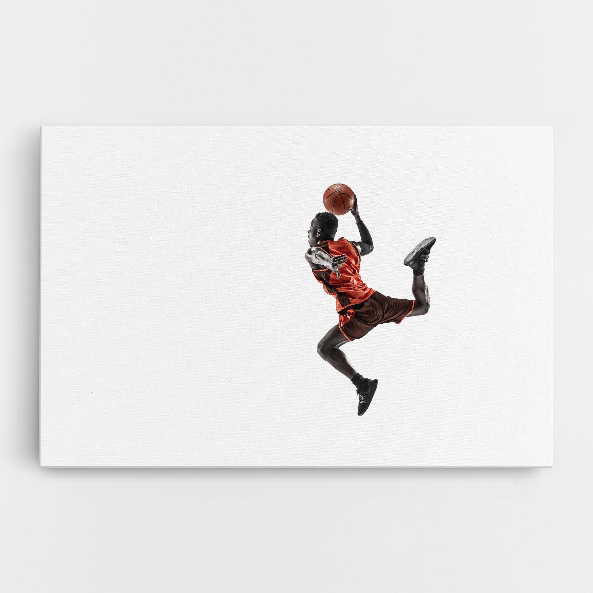Vászonkép Basketball Player Flying mockup 0