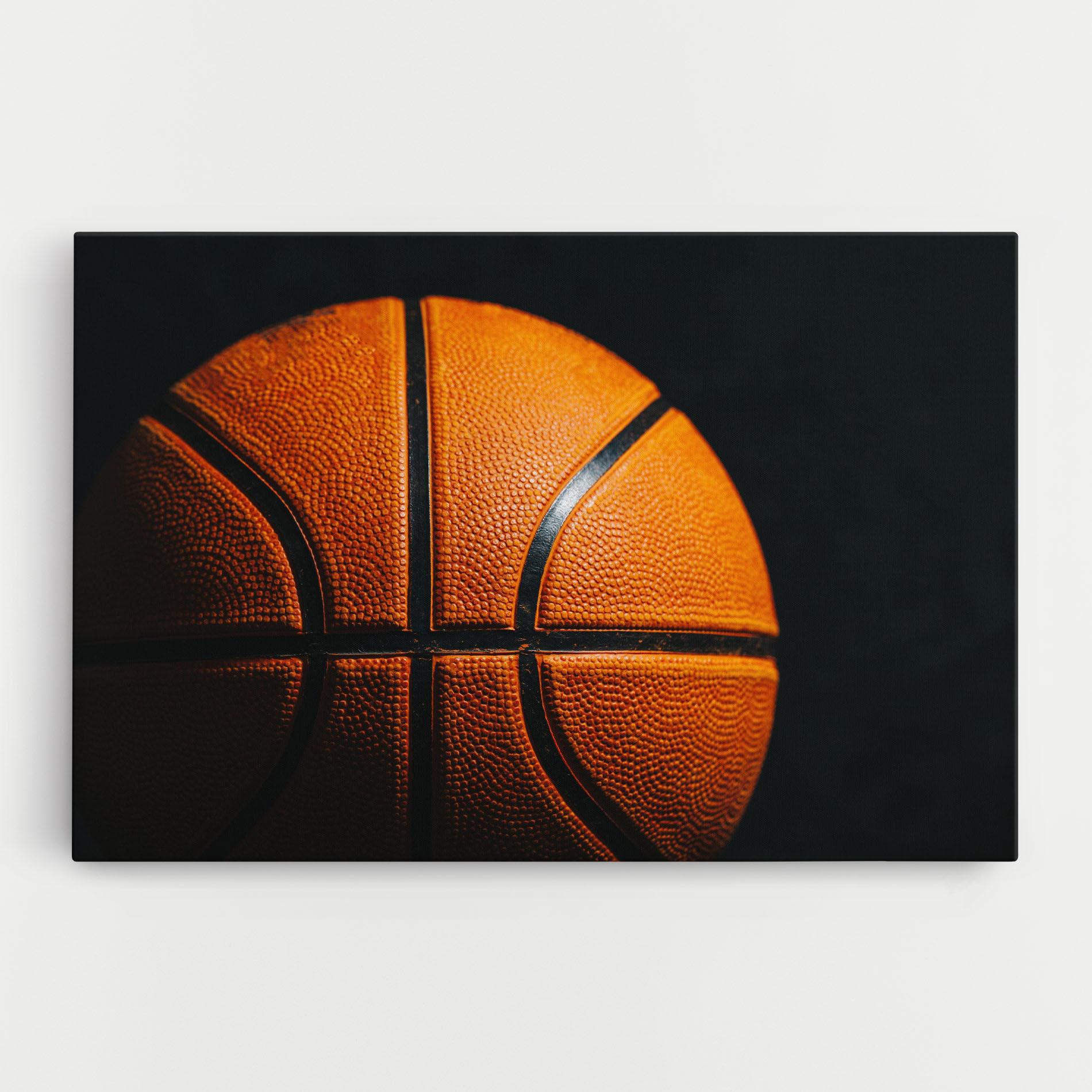 Vászonkép Orange Basketball mockup 0