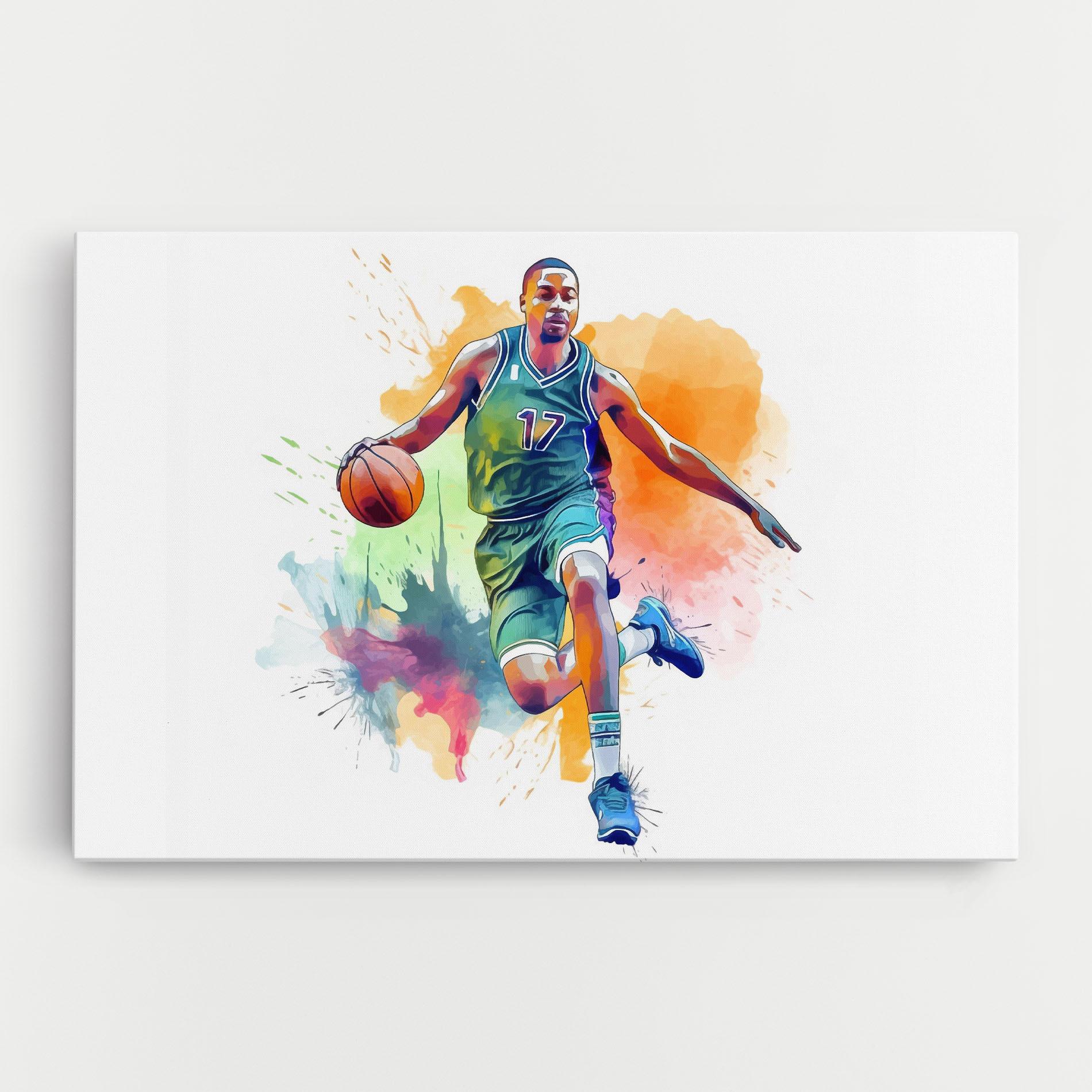 Vászonkép Playing Basket mockup 0