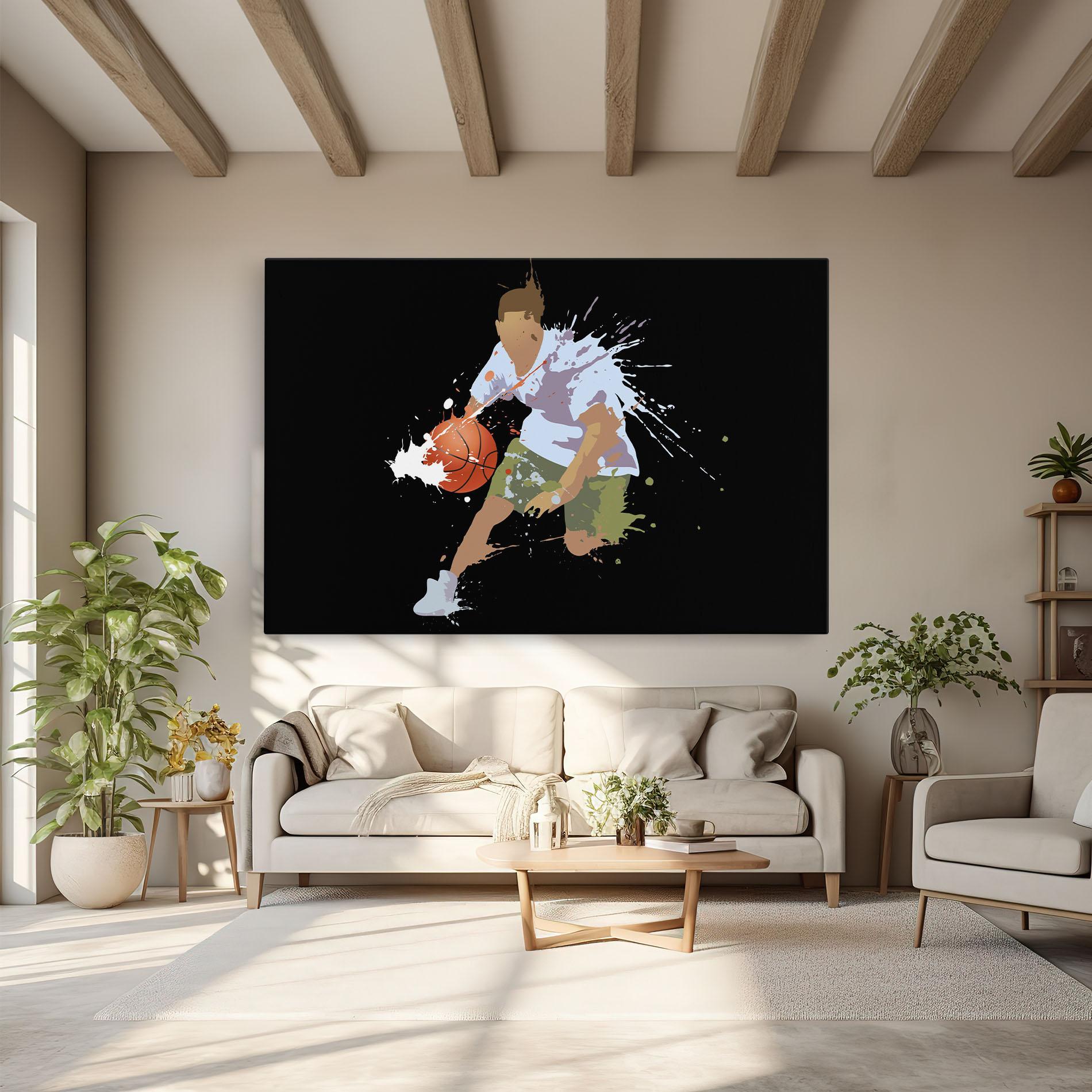 Vászonkép Basket Splash mockup 6