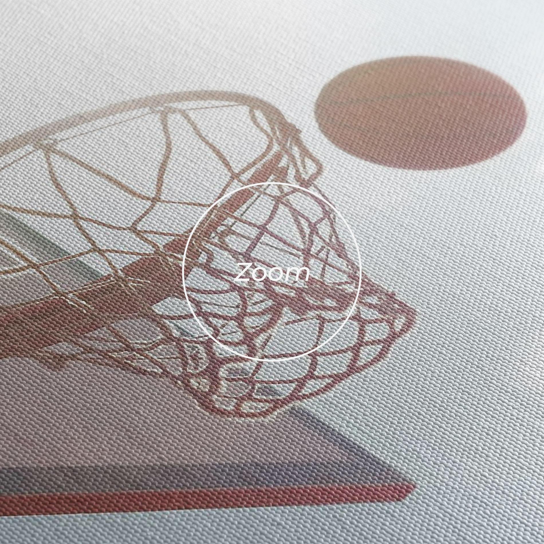 Vászonkép Basketball Hoop mockup 3