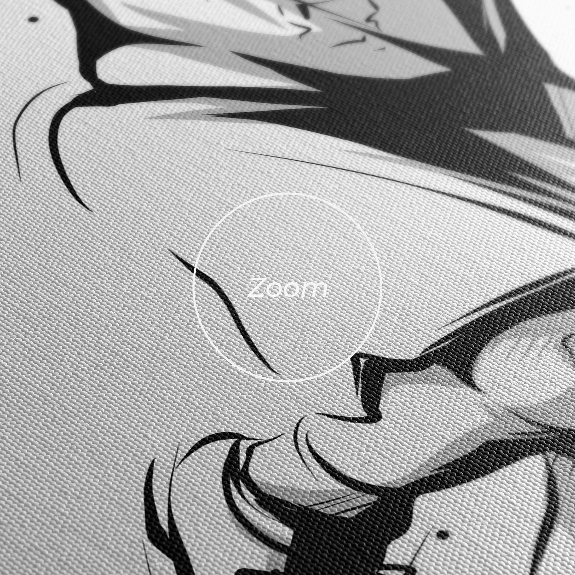 Vászonkép Basketball Player Line mockup 3