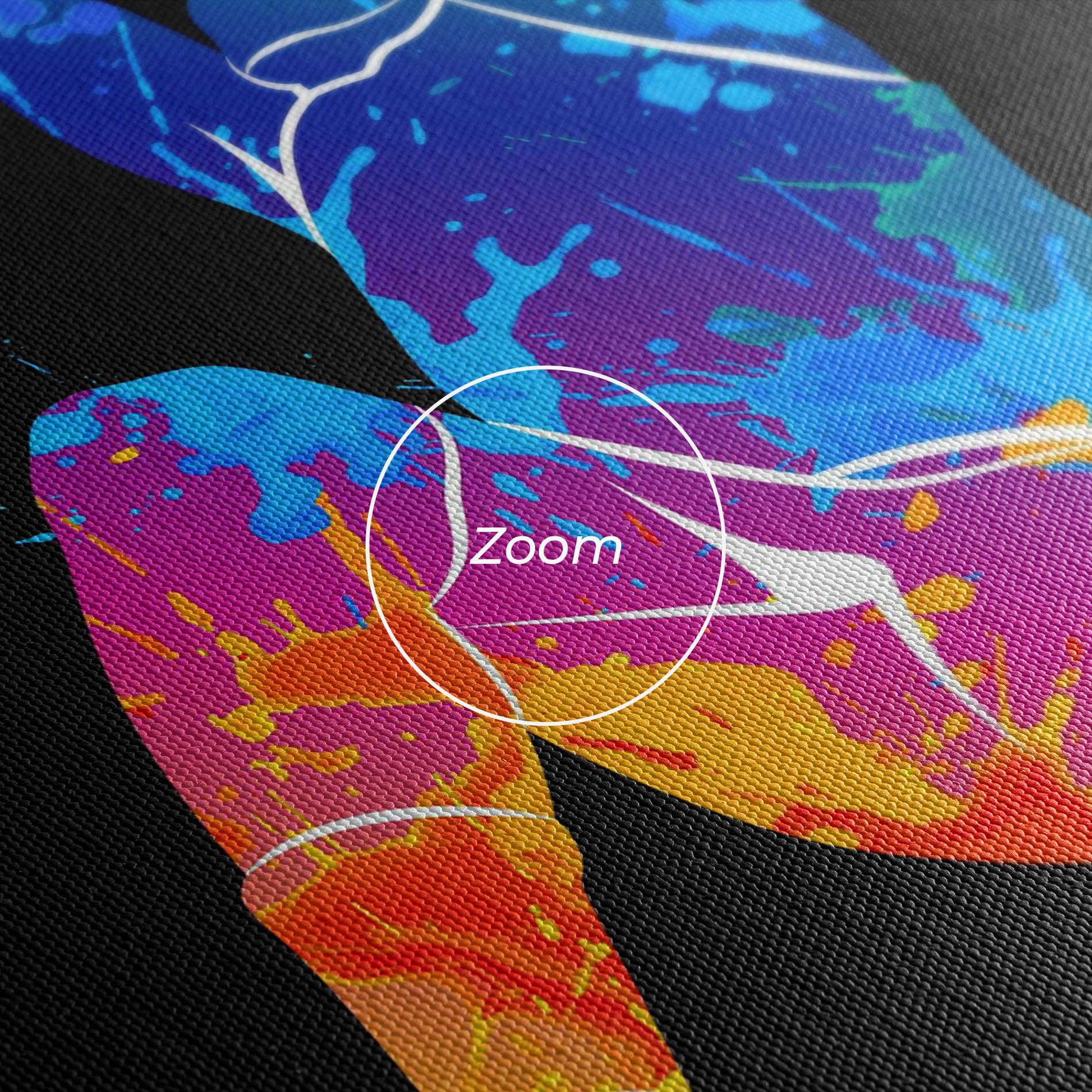 Vászonkép Blue Basket Hoop mockup 3