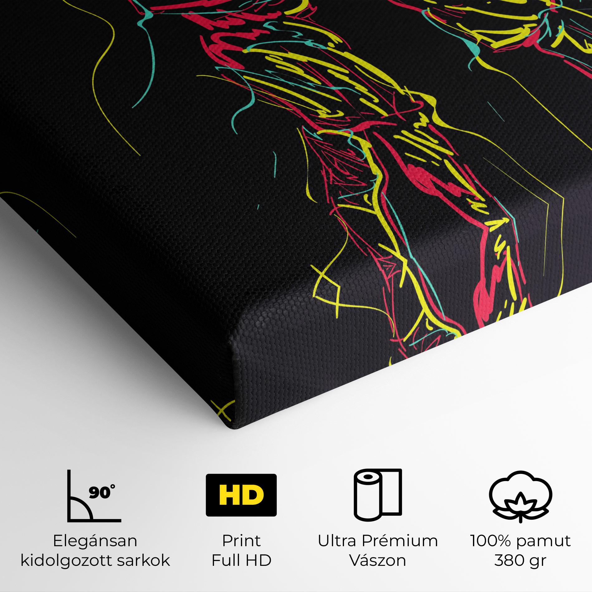 Vászonkép Basket Line Jump mockup 4