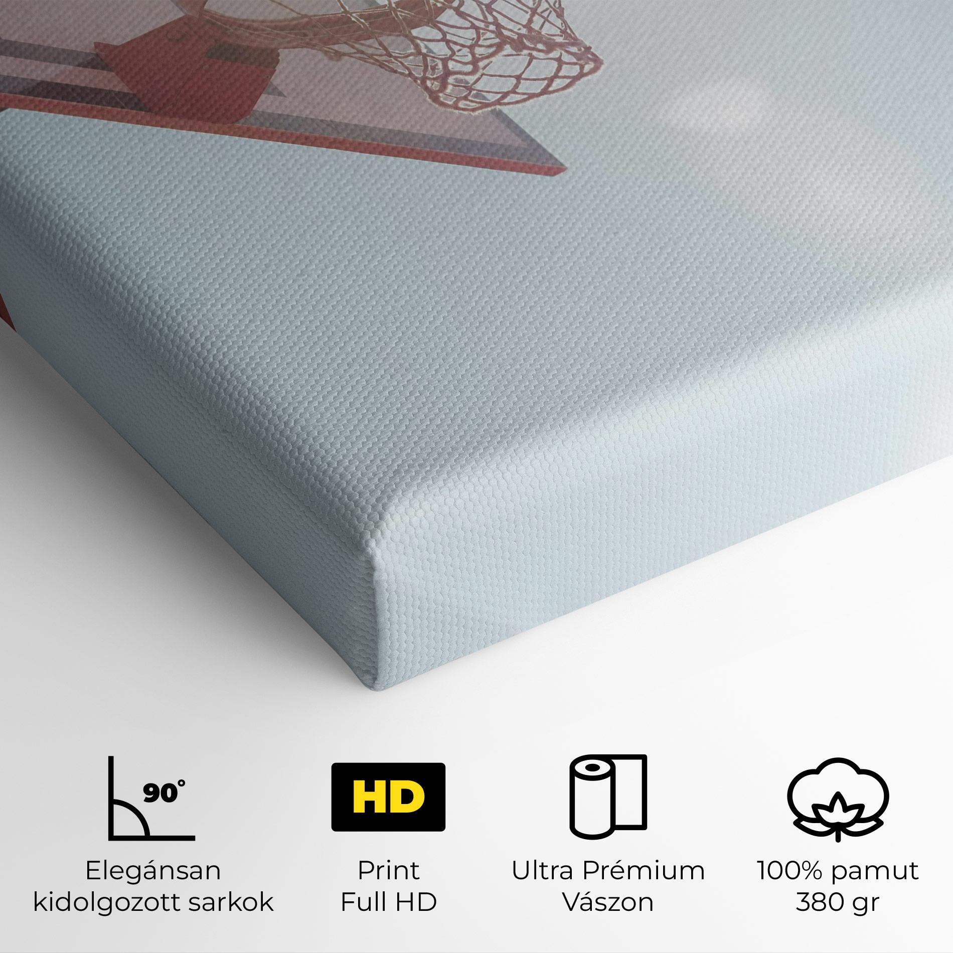 Vászonkép Basketball Hoop mockup 4