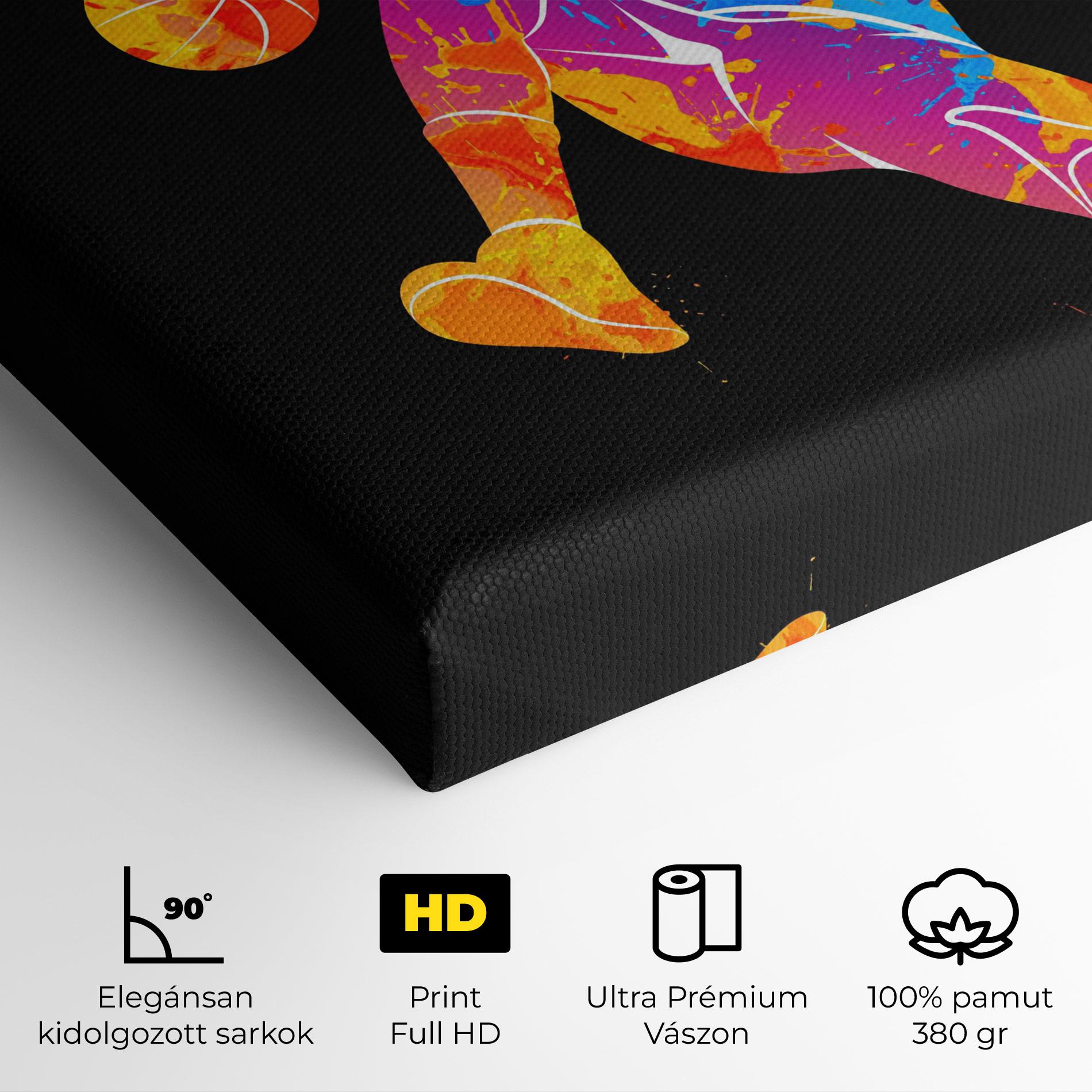 Vászonkép Blue Basket Hoop mockup 4