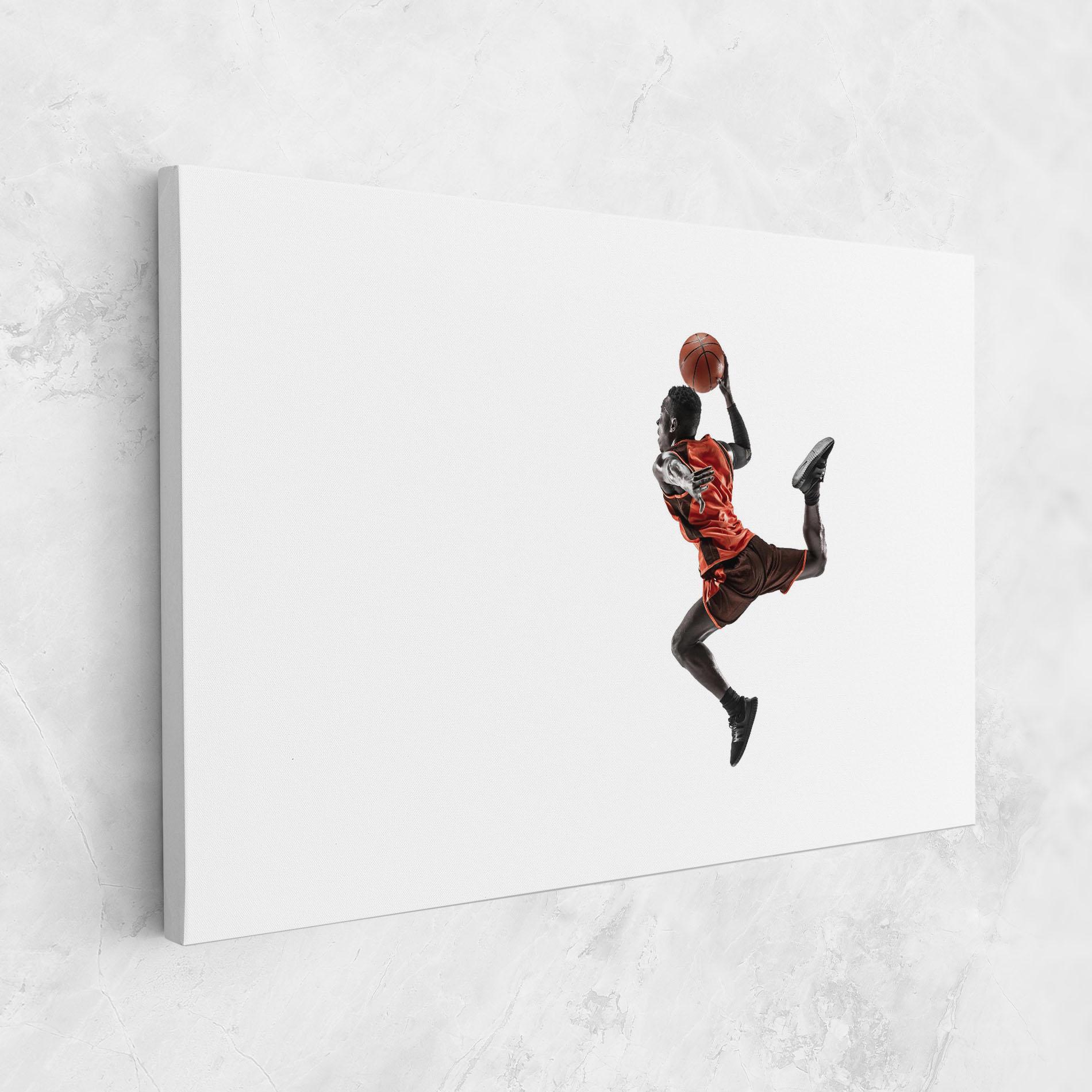 Vászonkép Basketball Player Flying mockup 1