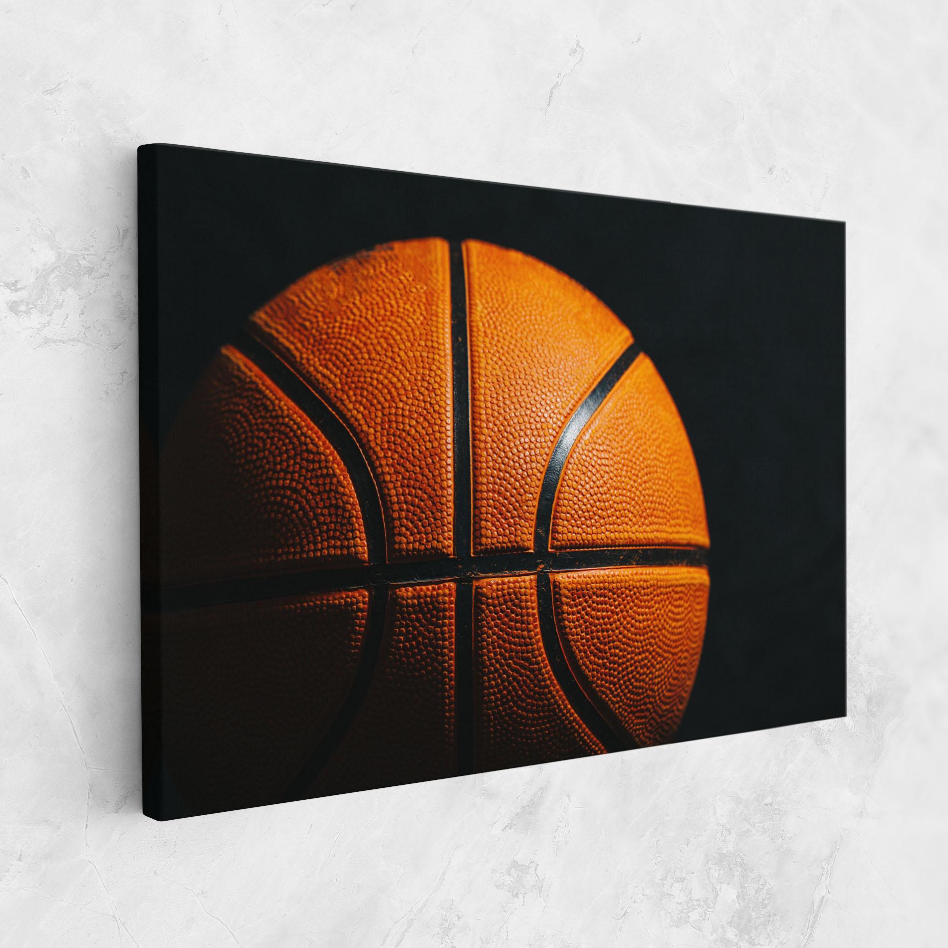 Vászonkép Orange Basketball mockup 1